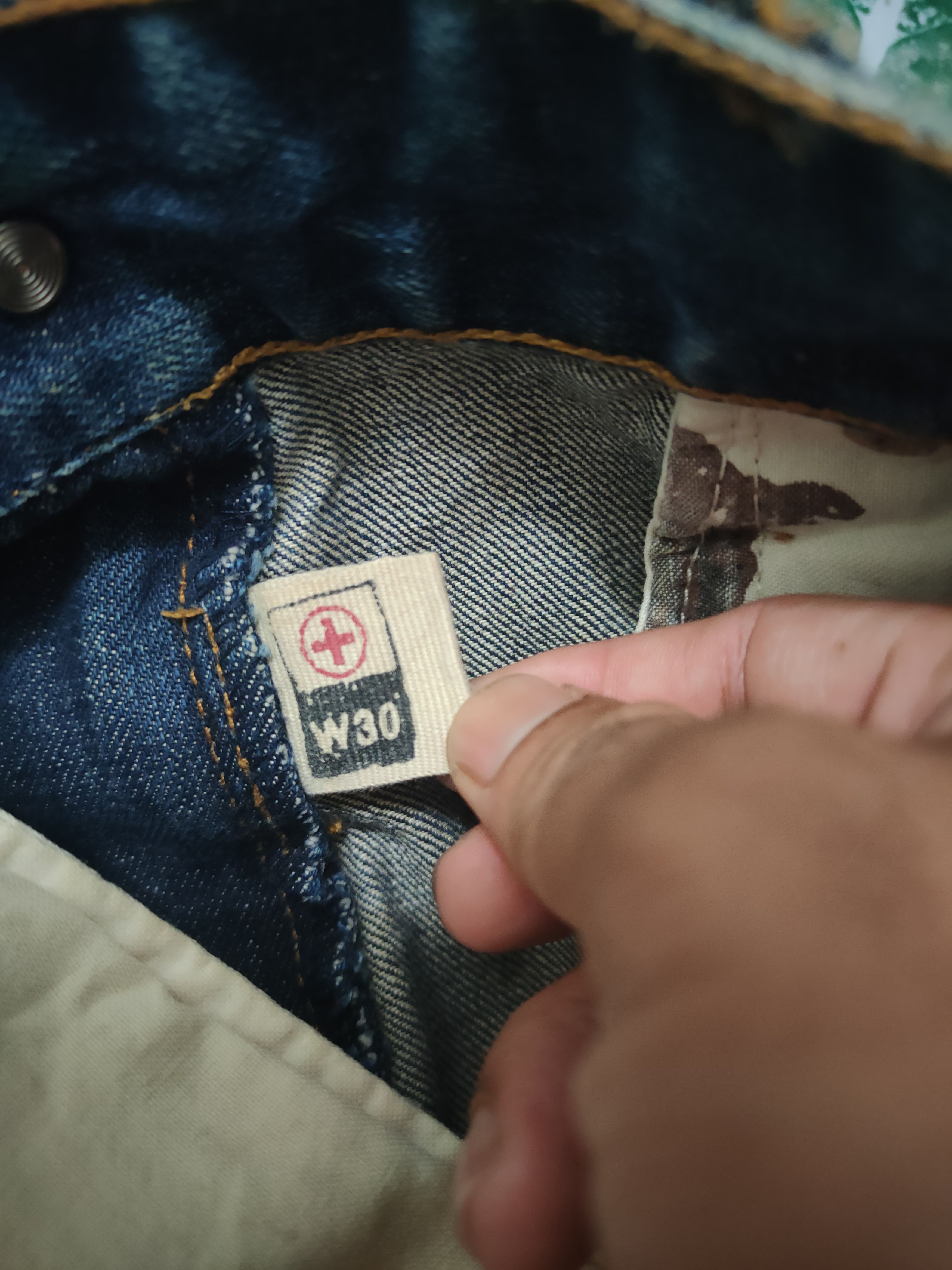 The GV Gallery Vintage Tough Jeansmith thrashed distressed flared jeans Size US 30 / EU 46 - 23 Thumbnail