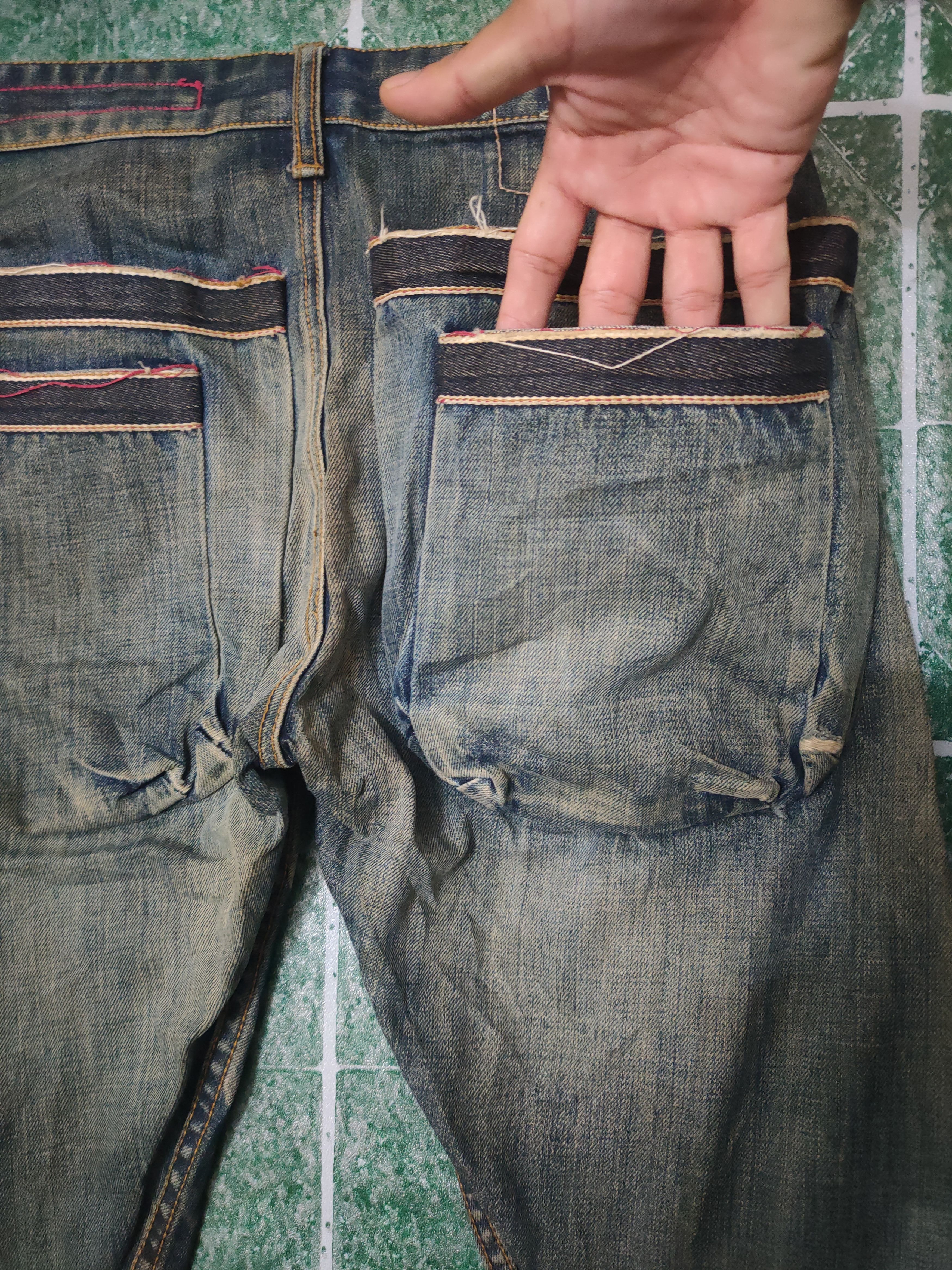 The GV Gallery Vintage Tough Jeansmith thrashed distressed flared jeans Size US 30 / EU 46 - 13 Thumbnail