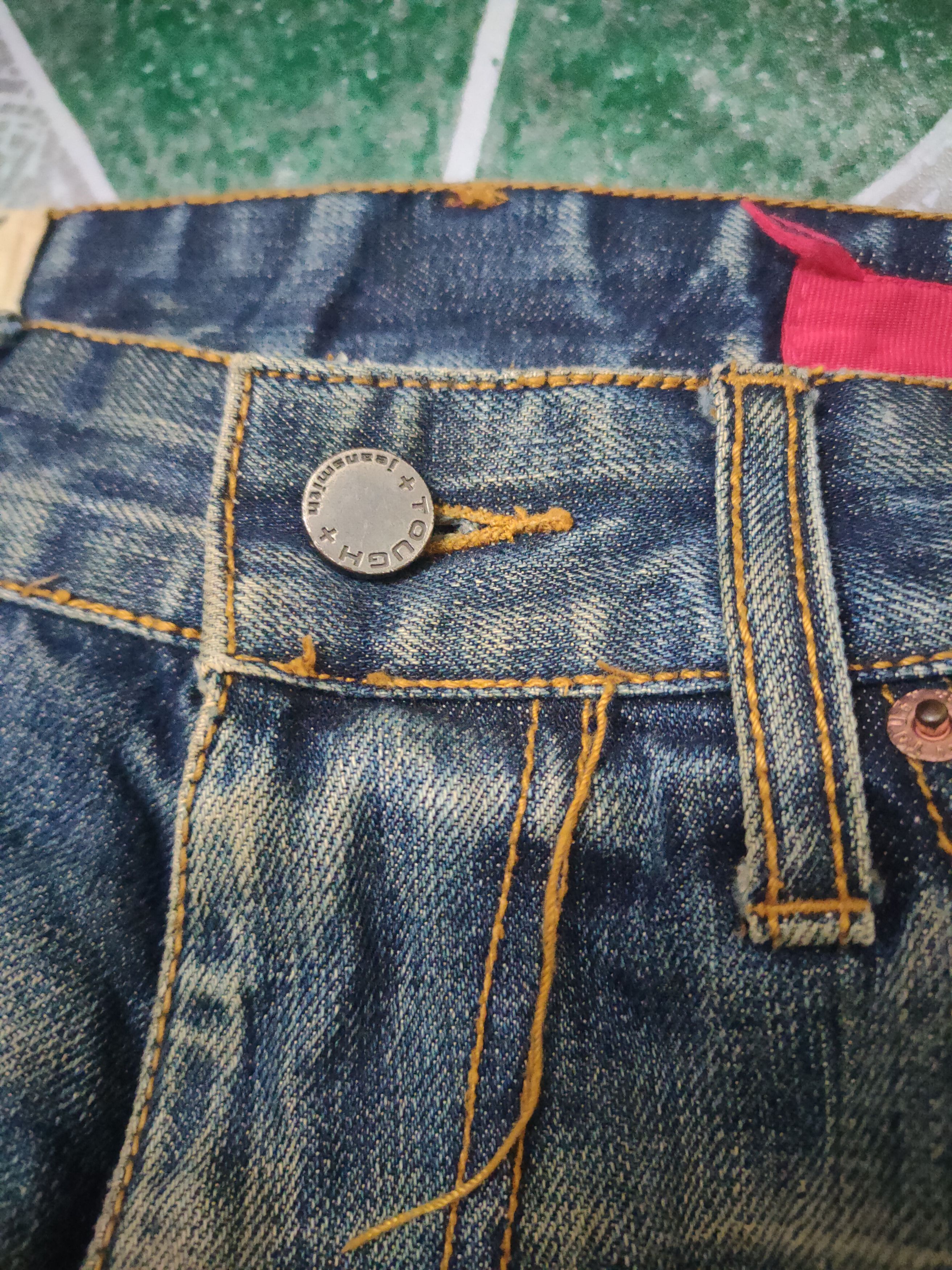 The GV Gallery Vintage Tough Jeansmith thrashed distressed flared jeans Size US 30 / EU 46 - 9 Thumbnail