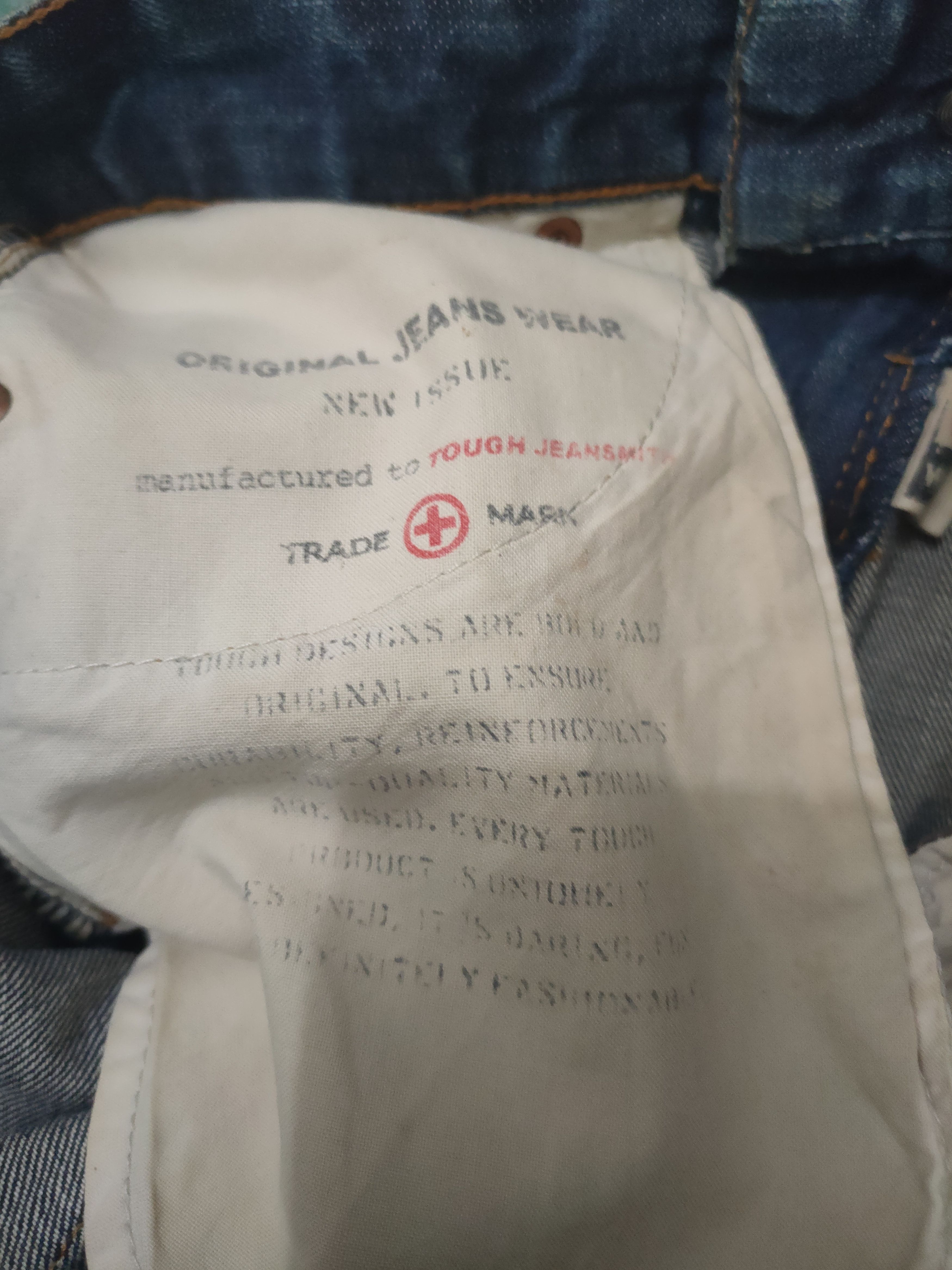 The GV Gallery Vintage Tough Jeansmith thrashed distressed flared jeans Size US 30 / EU 46 - 21 Thumbnail