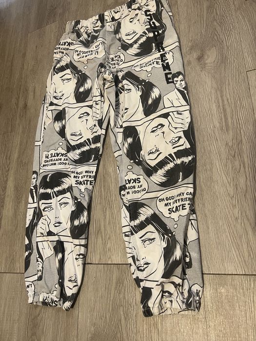 Supreme x shop thrasher boyfriend pants