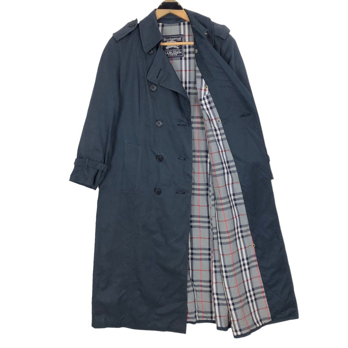 Burberry Vintage Burberrys Maruzen Tokyo Trench Coat Made In England Size US S / EU 44-46 / 1 - 7 Thumbnail