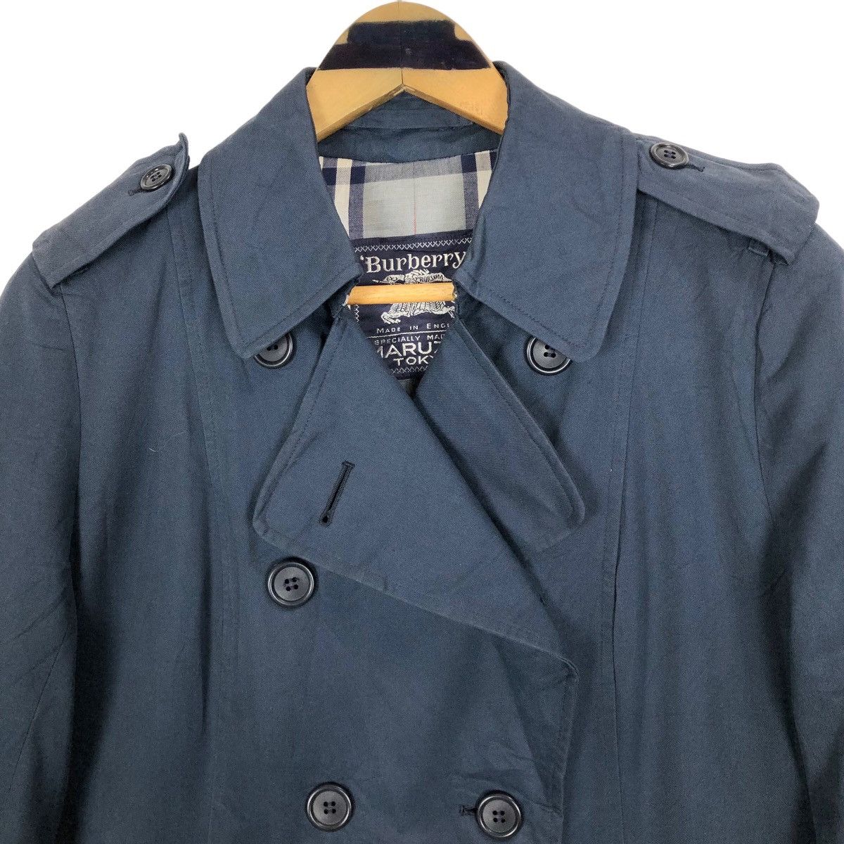 Burberry Vintage Burberrys Maruzen Tokyo Trench Coat Made In England Size US S / EU 44-46 / 1 - 5 Thumbnail