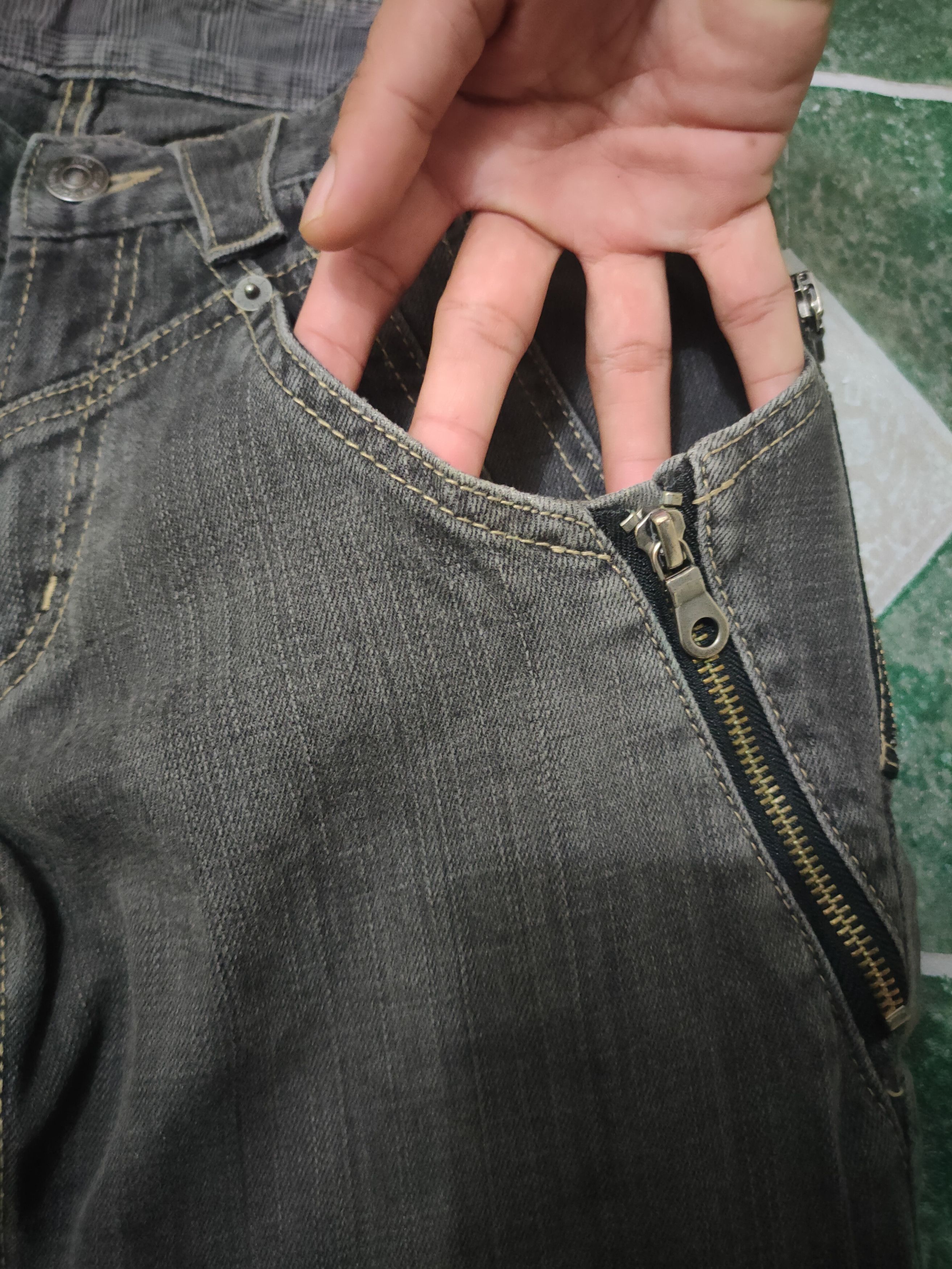 PPFM PPFM Punk Bondage Style Stretchable Skinny Jeans Size US 29 - 4 Thumbnail