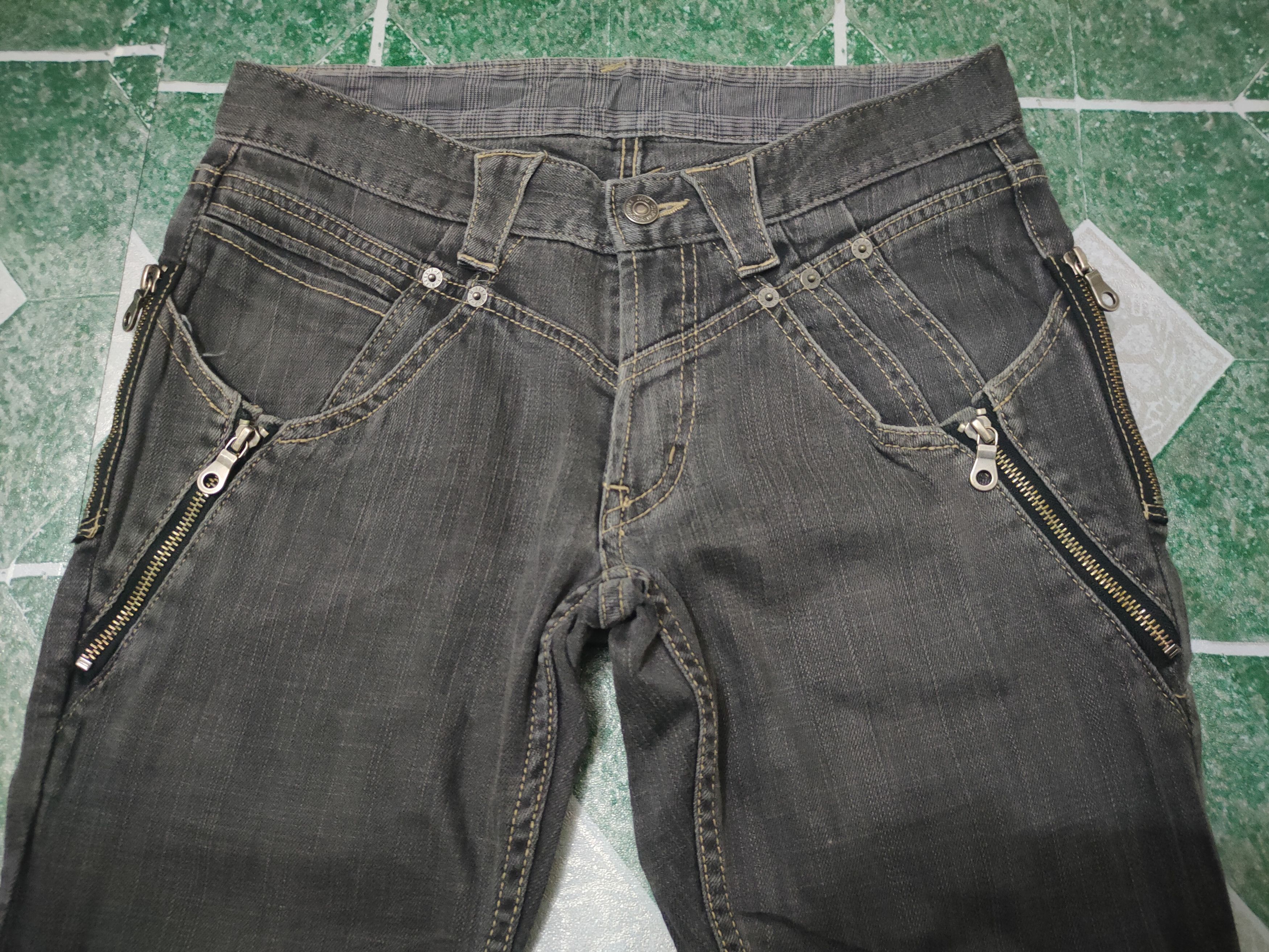 PPFM PPFM Punk Bondage Style Stretchable Skinny Jeans Size US 29 - 2 Thumbnail