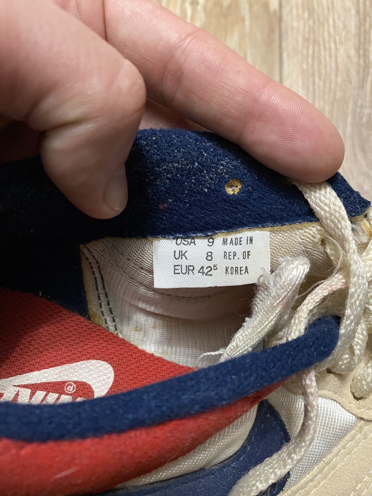 Nike Vintage 1987 Nike Track And Field Running Made in R Of Korea Size US 9 / EU 42 - 12 Thumbnail