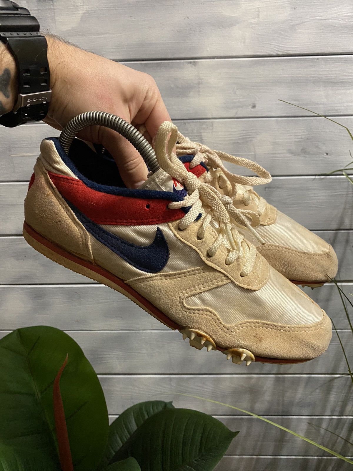 Nike Vintage 1987 Nike Track And Field Running Made in R Of Korea Size US 9 / EU 42 - 1 Thumbnail