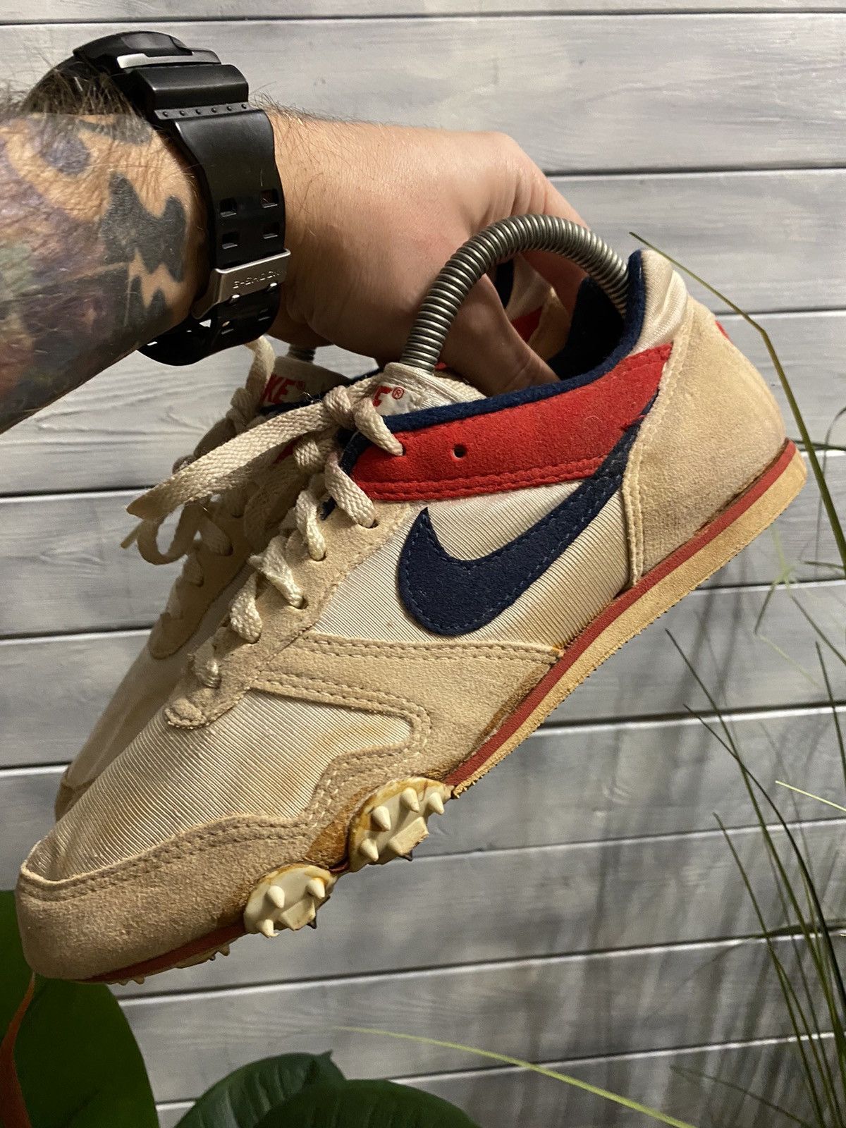 Nike Vintage 1987 Nike Track And Field Running Made in R Of Korea Size US 9 / EU 42 - 4 Thumbnail