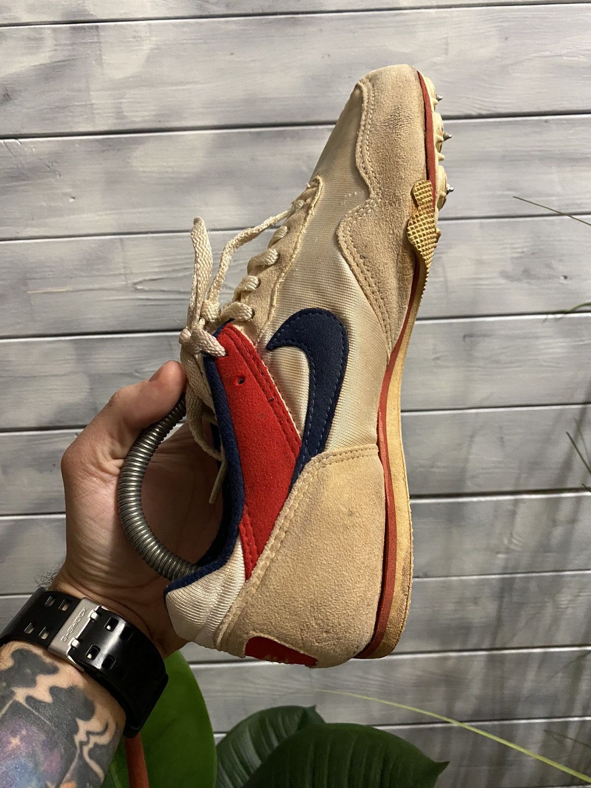 Nike Vintage 1987 Nike Track And Field Running Made in R Of Korea Size US 9 / EU 42 - 7 Thumbnail