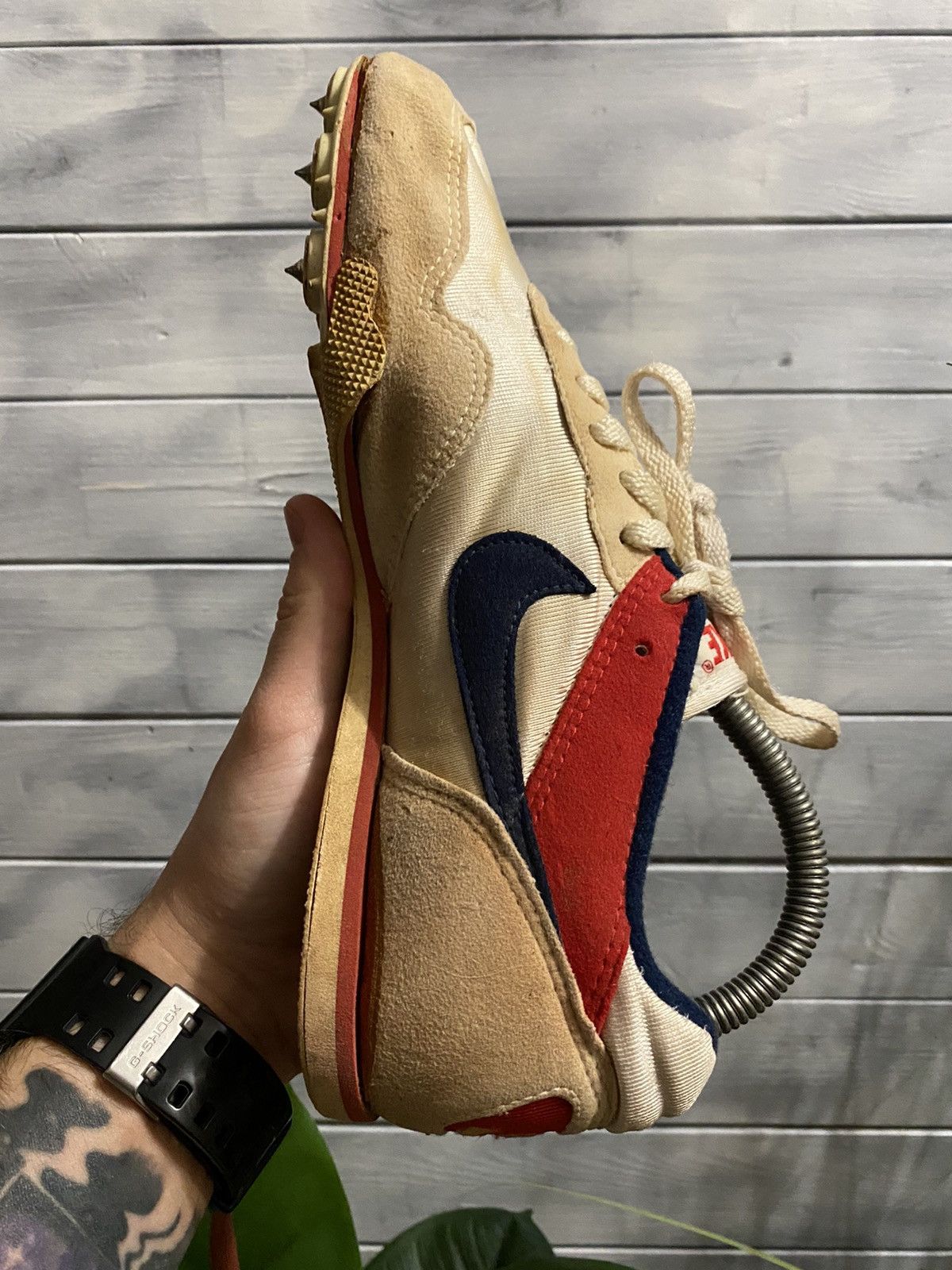 Nike Vintage 1987 Nike Track And Field Running Made in R Of Korea Size US 9 / EU 42 - 8 Thumbnail