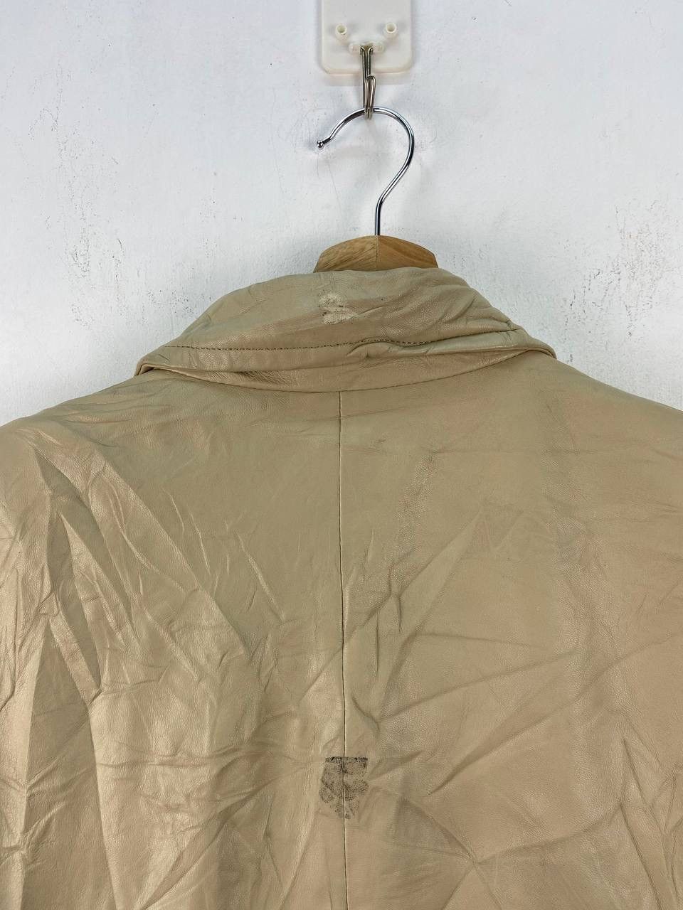 Balmain Vintage Balmain Leather Jacket Sheepskin Size L / US 10 / IT 46 - 12 Thumbnail