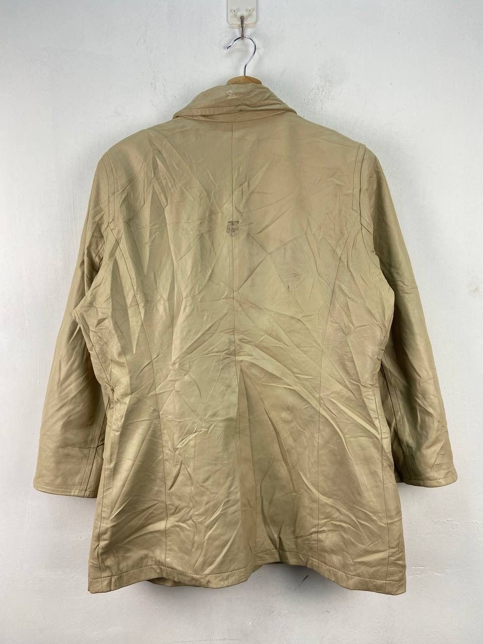 Balmain Vintage Balmain Leather Jacket Sheepskin Size L / US 10 / IT 46 - 11 Thumbnail