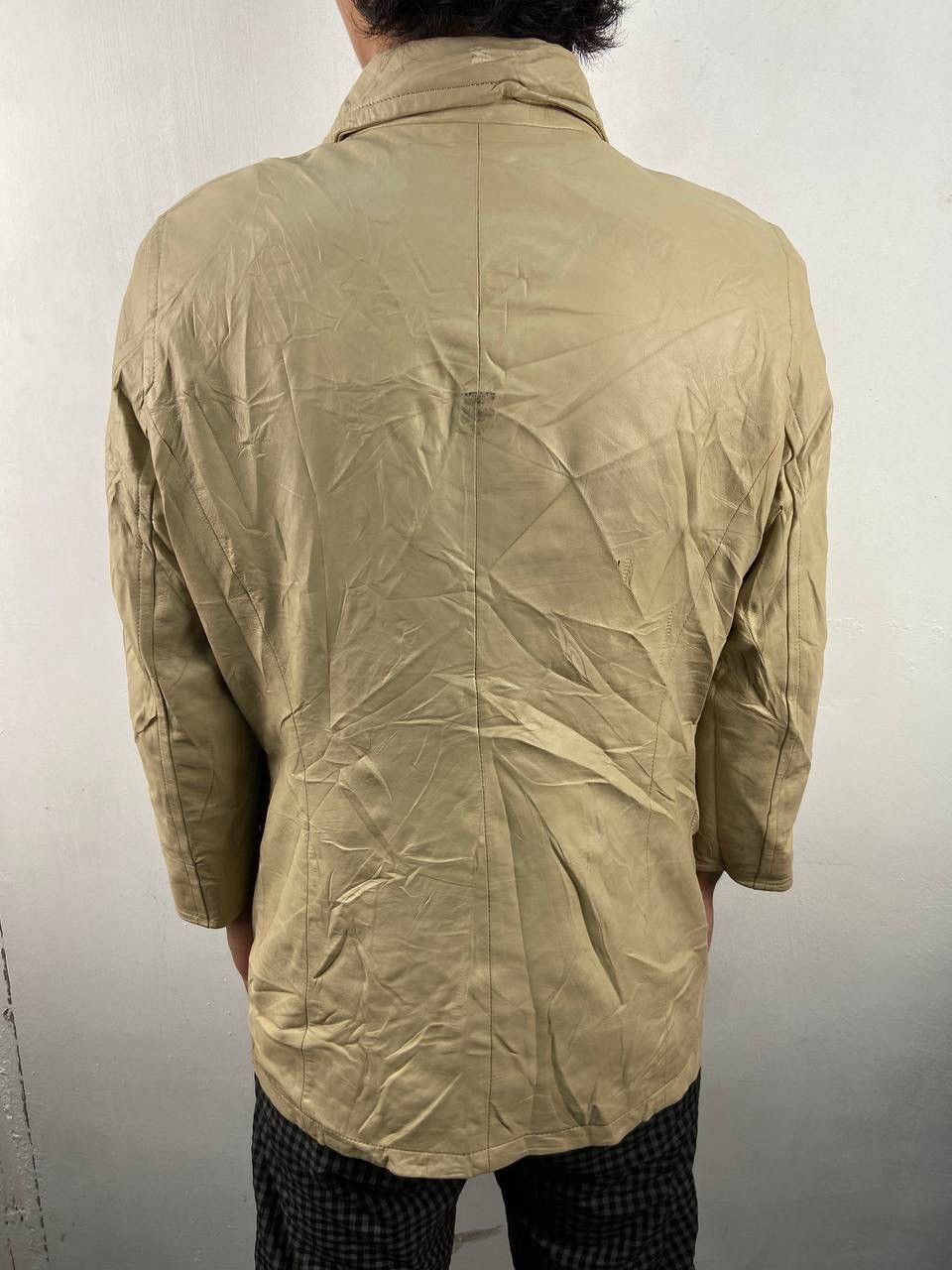 Balmain Vintage Balmain Leather Jacket Sheepskin Size L / US 10 / IT 46 - 2 Thumbnail