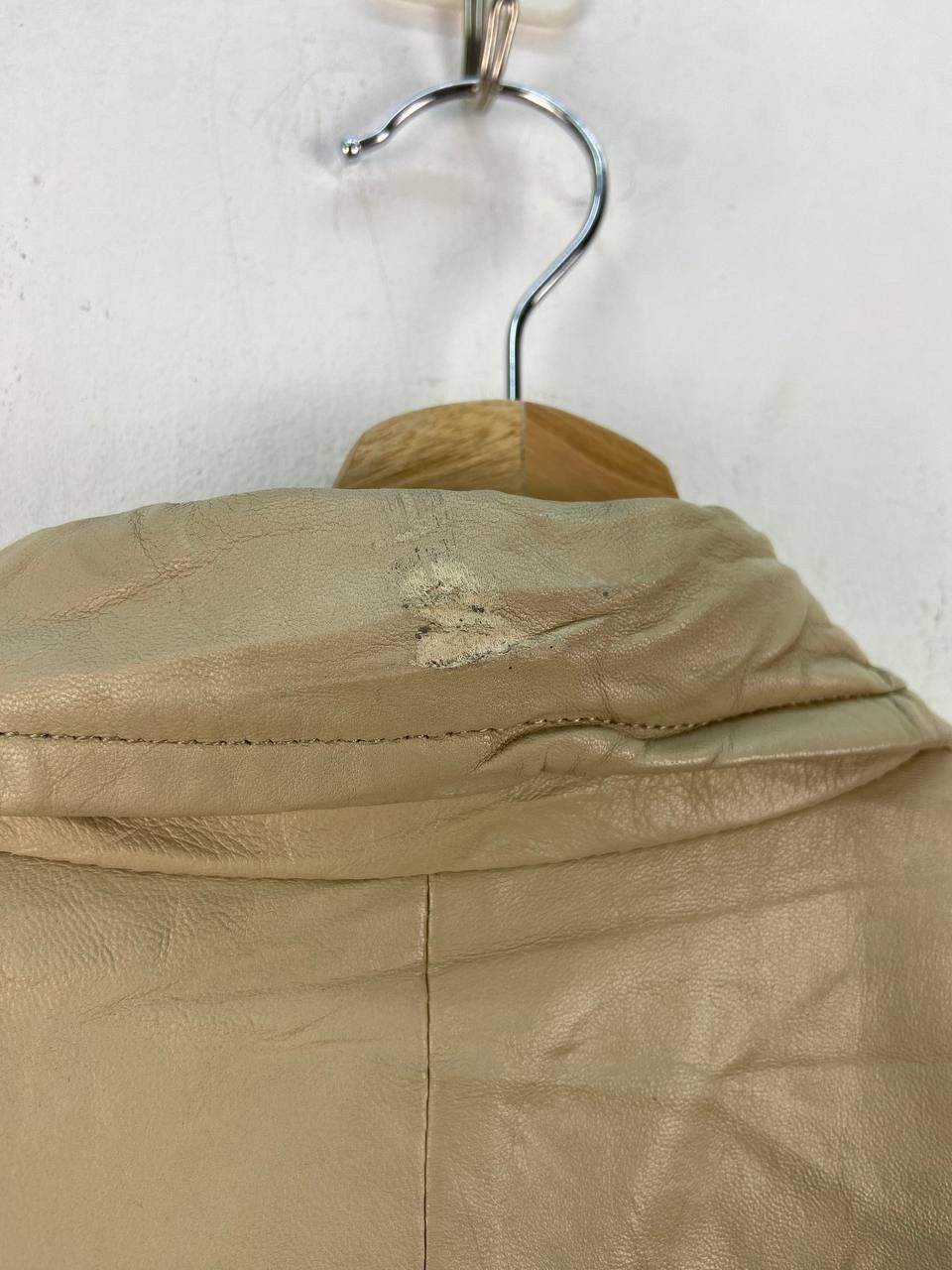 Balmain Vintage Balmain Leather Jacket Sheepskin Size L / US 10 / IT 46 - 13 Thumbnail