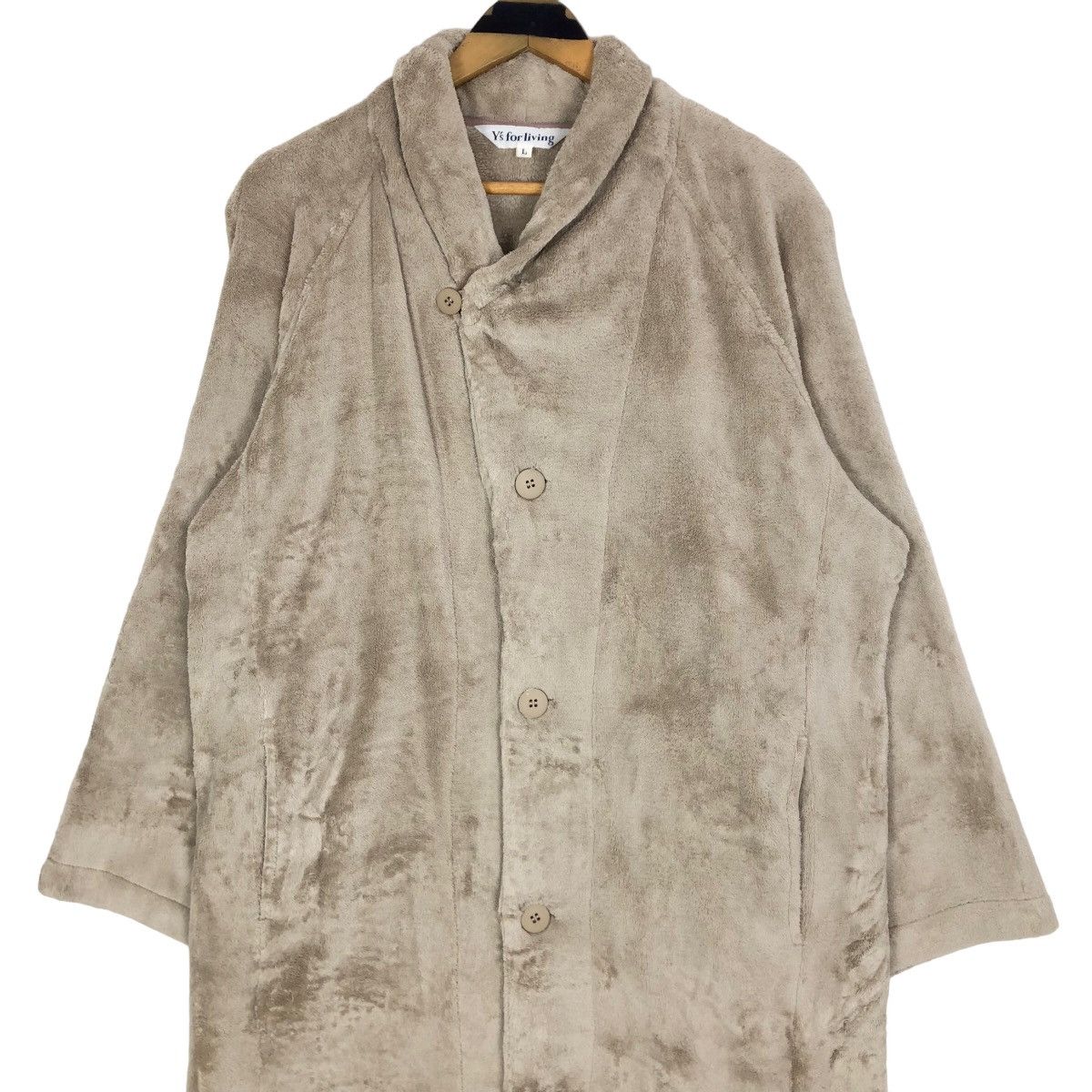 Yohji Yamamoto Vintage Y’s For Living Bathrobe Oversized Jacket Size US L / EU 52-54 / 3 - 3 Thumbnail