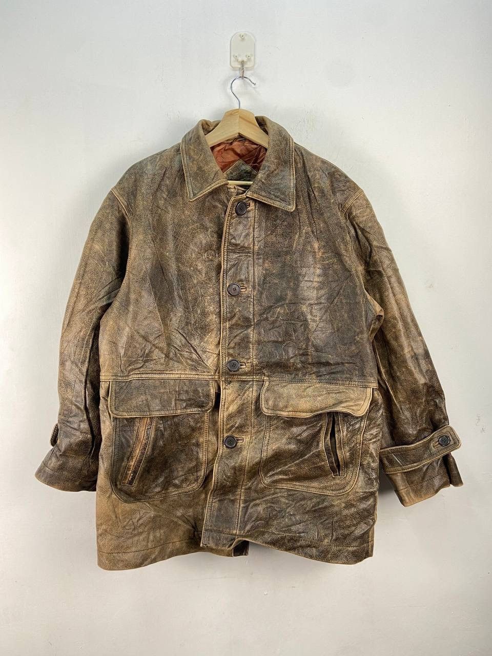 Japanese Brand 🇯🇵 Japanese Brand Vintage Leather Sheepskin Jacket Size US M / EU 48-50 / 2 - 3 Thumbnail