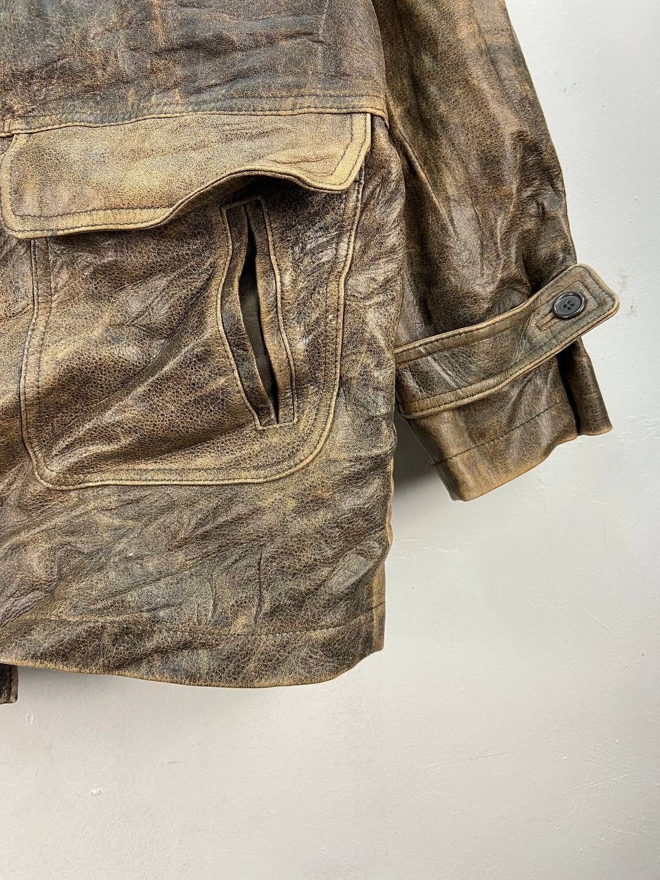 Japanese Brand 🇯🇵 Japanese Brand Vintage Leather Sheepskin Jacket Size US M / EU 48-50 / 2 - 13 Thumbnail