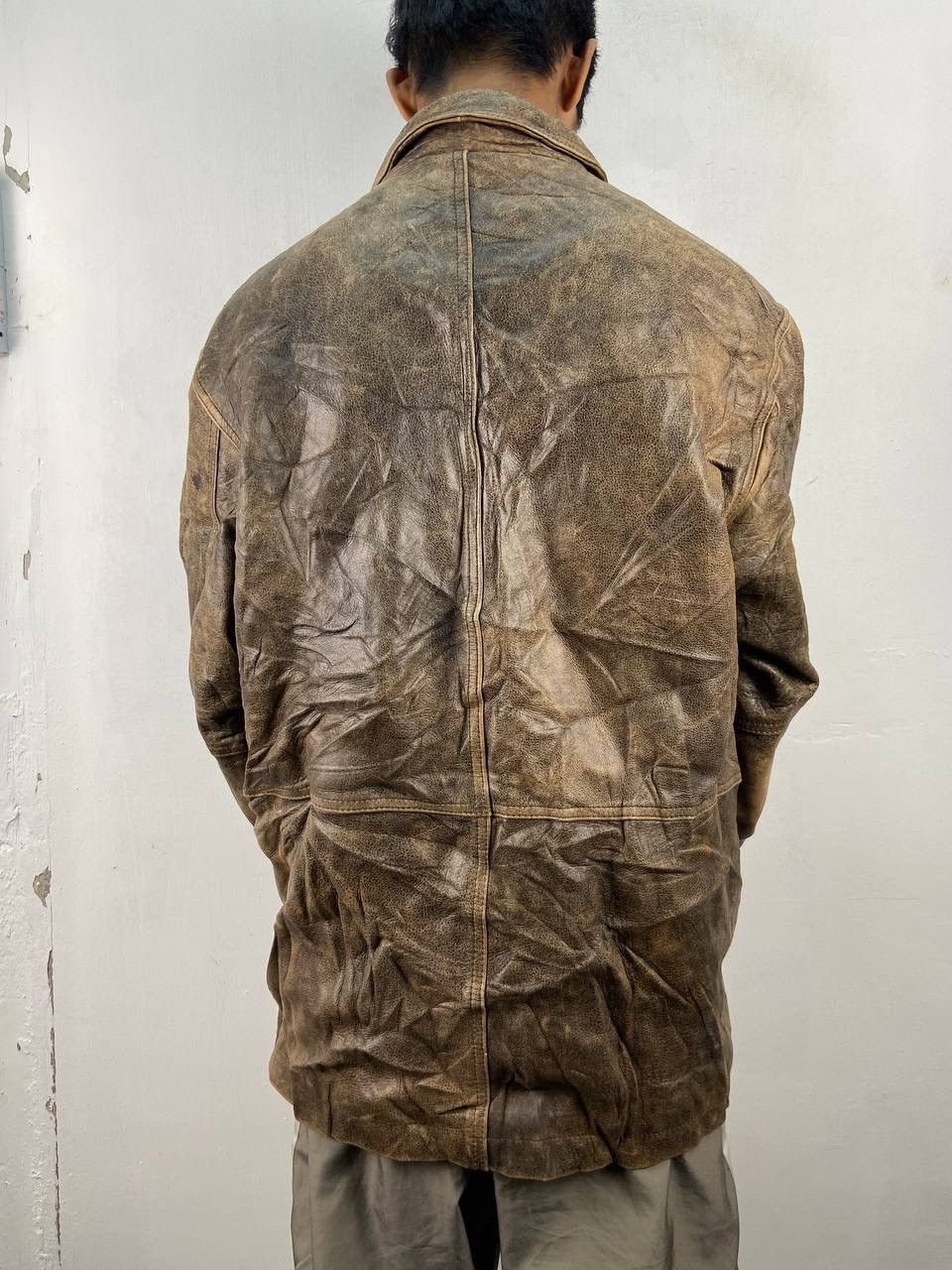 Japanese Brand 🇯🇵 Japanese Brand Vintage Leather Sheepskin Jacket Size US M / EU 48-50 / 2 - 2 Thumbnail