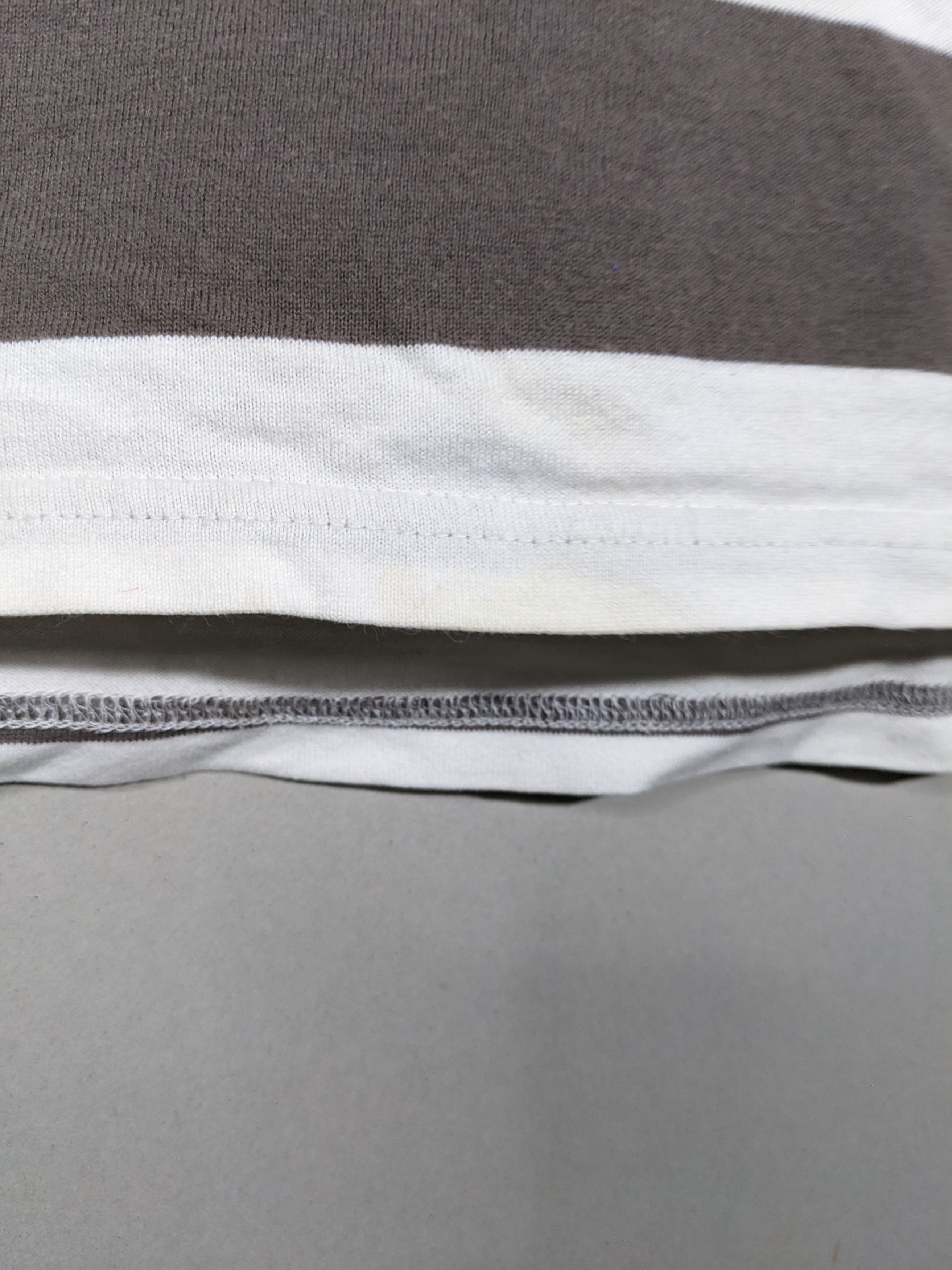 Number (N)ine × Takahiromiyashita The Soloist. Number Nine Prisoner Striped Gray White Pocket T-Shirt Size US L / EU 52-54 / 3 - 9 Thumbnail