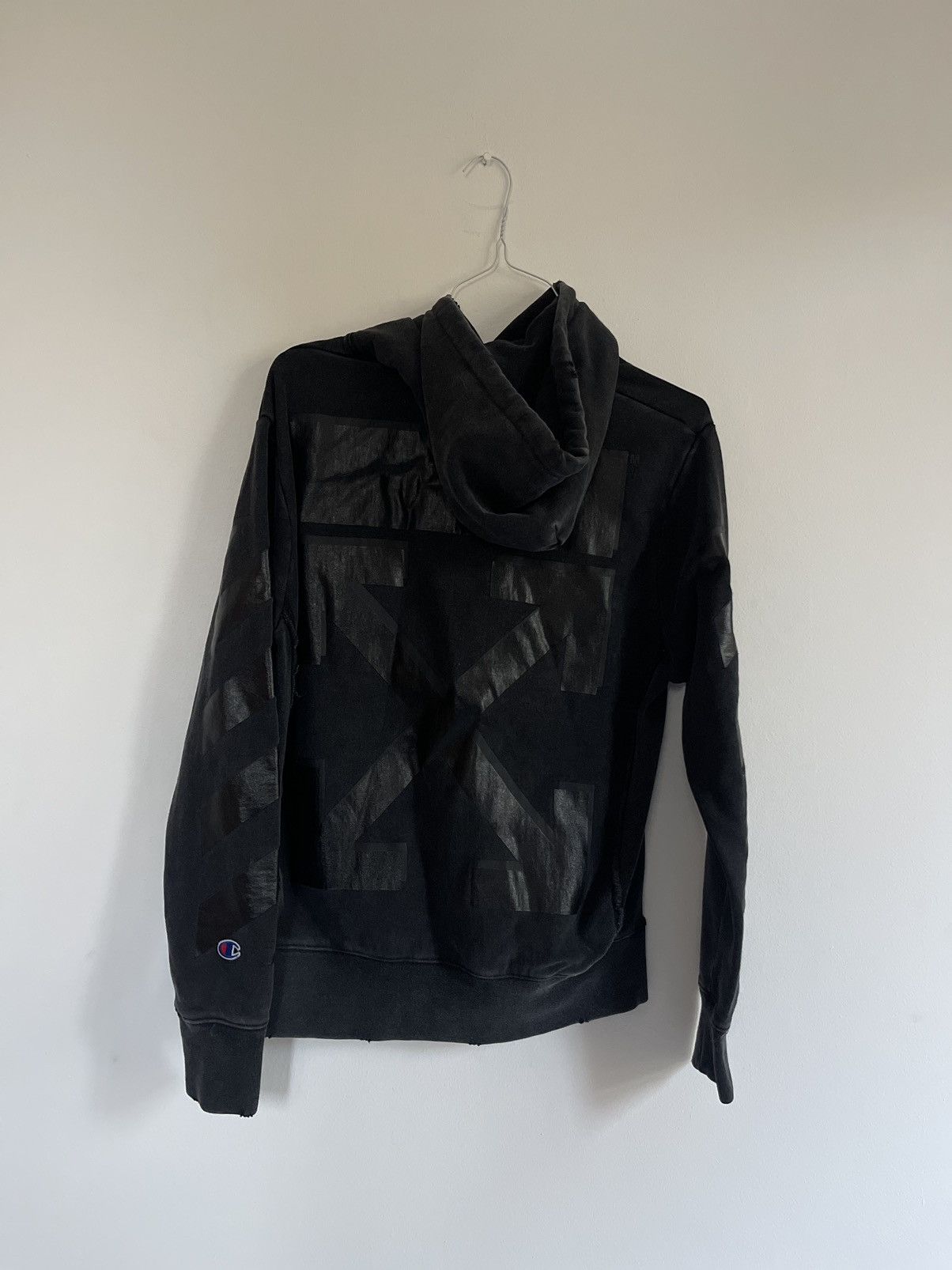 Off-White Off white champion hoodie Size US S / EU 44-46 / 1 - 2 Thumbnail