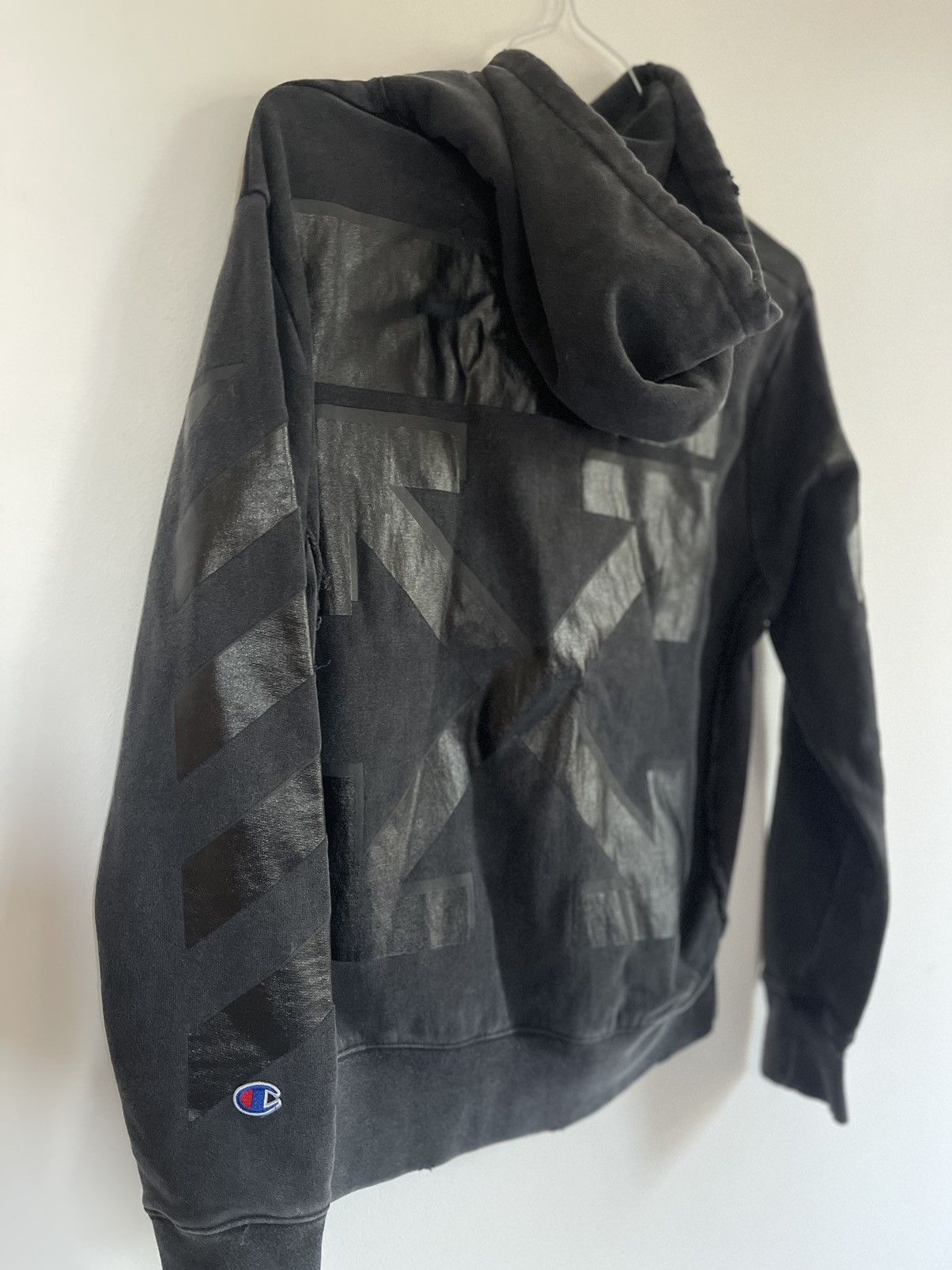Off-White Off white champion hoodie Size US S / EU 44-46 / 1 - 6 Thumbnail