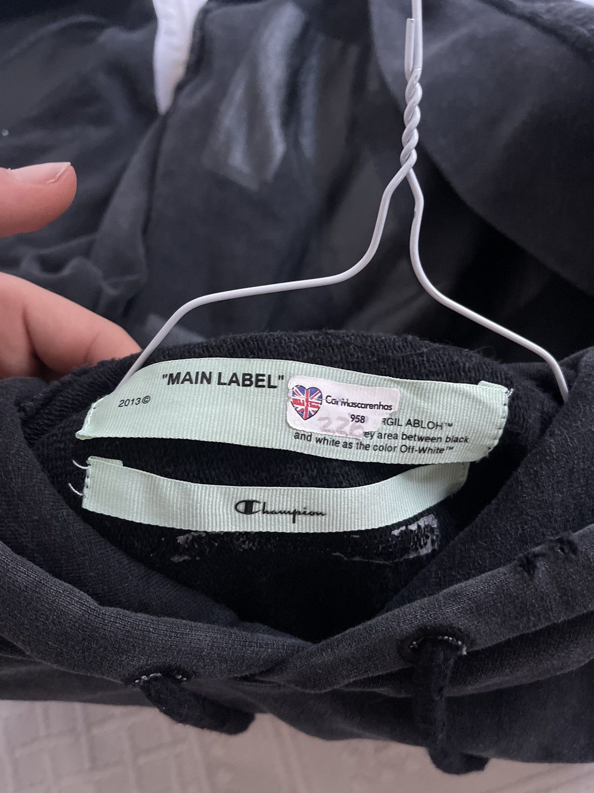 Off-White Off white champion hoodie Size US S / EU 44-46 / 1 - 14 Thumbnail
