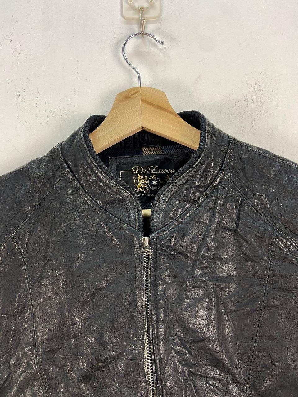If Six Was Nine 🇯🇵 Japanese Brand Vintage Leather Bomber Jacket Sheepskin Size US M / EU 48-50 / 2 - 5 Thumbnail