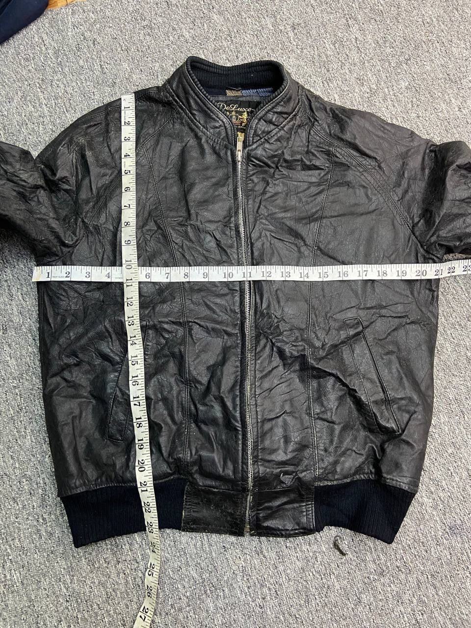 If Six Was Nine 🇯🇵 Japanese Brand Vintage Leather Bomber Jacket Sheepskin Size US M / EU 48-50 / 2 - 14 Thumbnail