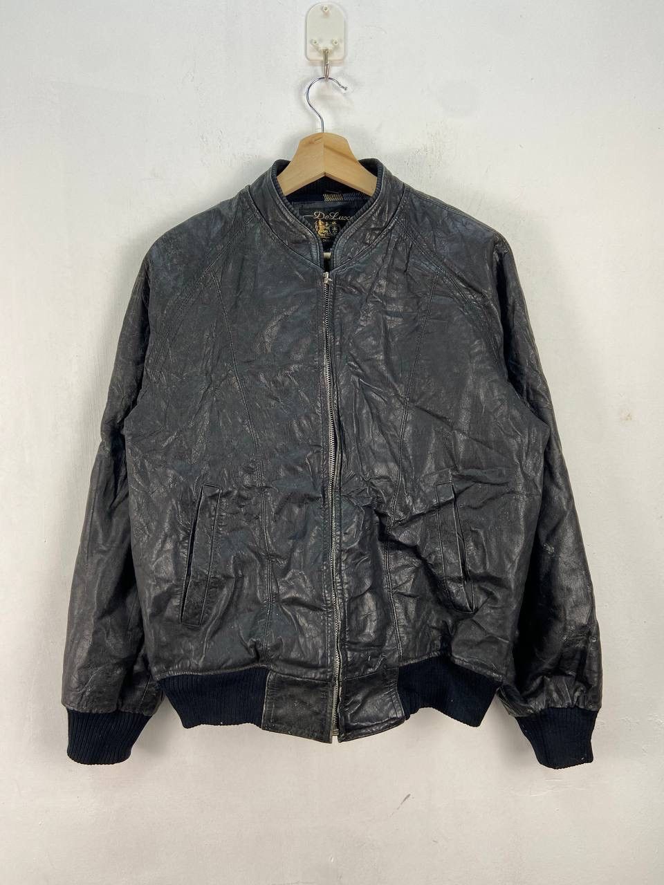 If Six Was Nine 🇯🇵 Japanese Brand Vintage Leather Bomber Jacket Sheepskin Size US M / EU 48-50 / 2 - 1 Thumbnail