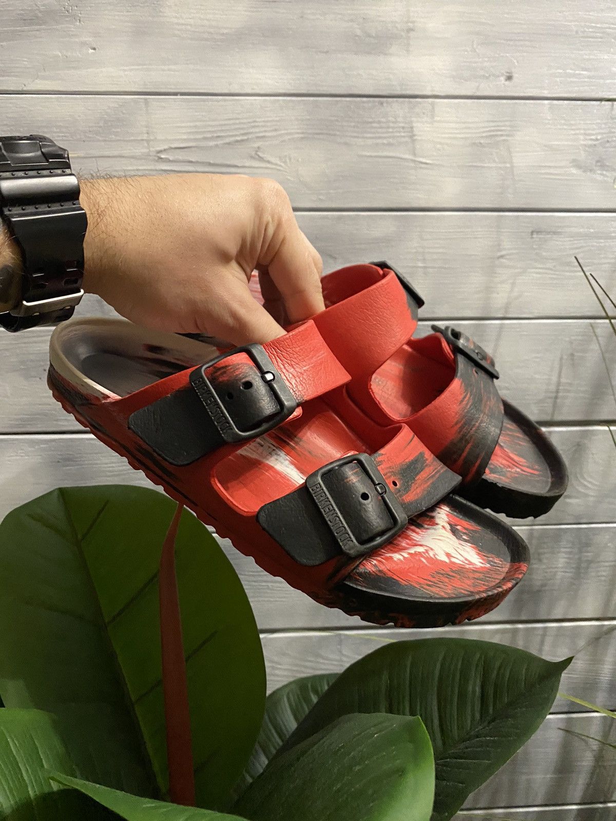 Birkenstock Rare Avant Gard Birkenstock sandals Multicolor Size US 7 / IT 37 - 1 Thumbnail