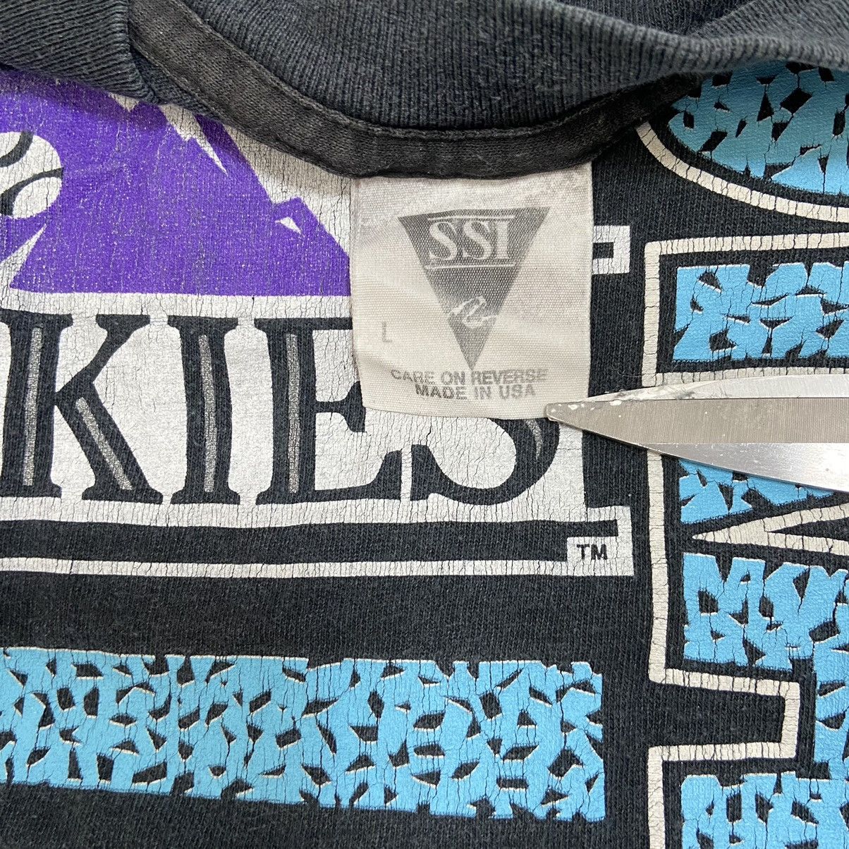 MLB 1991 COLORADO ROCKIES SINGLE STITCHED RARE FADED TEE - № 253 Size US L / EU 52-54 / 3 - 7 Thumbnail