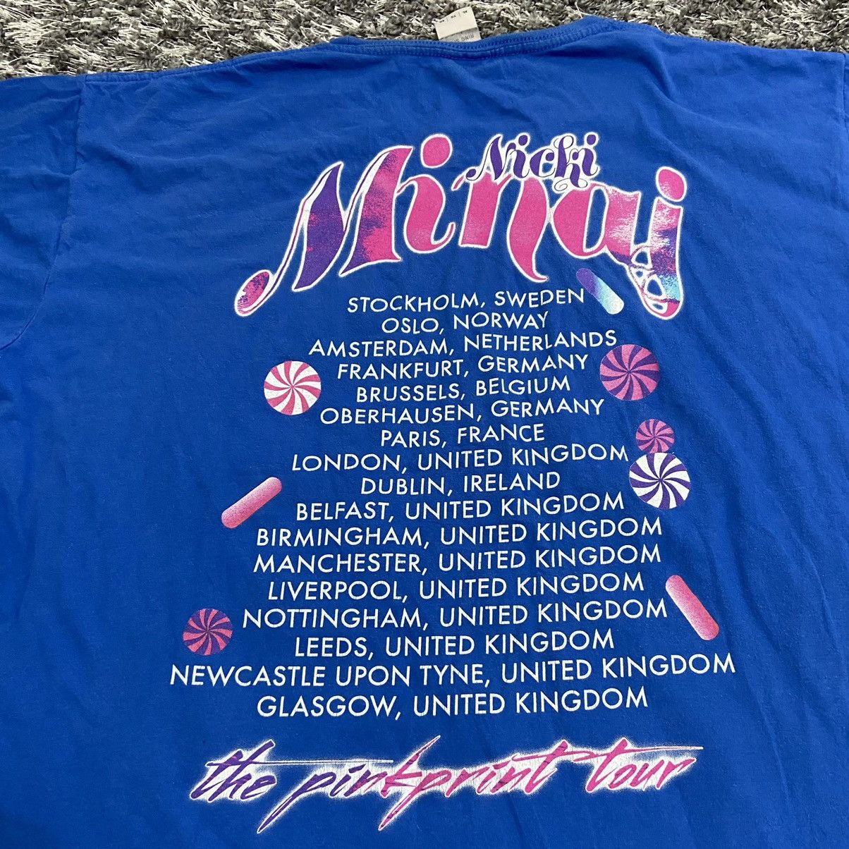 Band Tees NICKI MINAJ SEXY RARE PROMO TOUR BOXY TEE - № 392 Size US XL / EU 56 / 4 - 6 Thumbnail