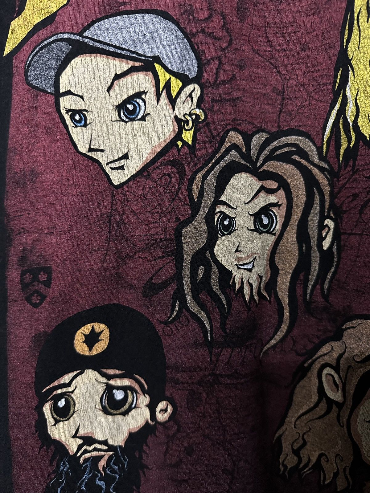 Band Tees × Vintage Vintage In Flames Swedish Heavy Metal Band Faded Tee Size US L / EU 52-54 / 3 - 6 Thumbnail