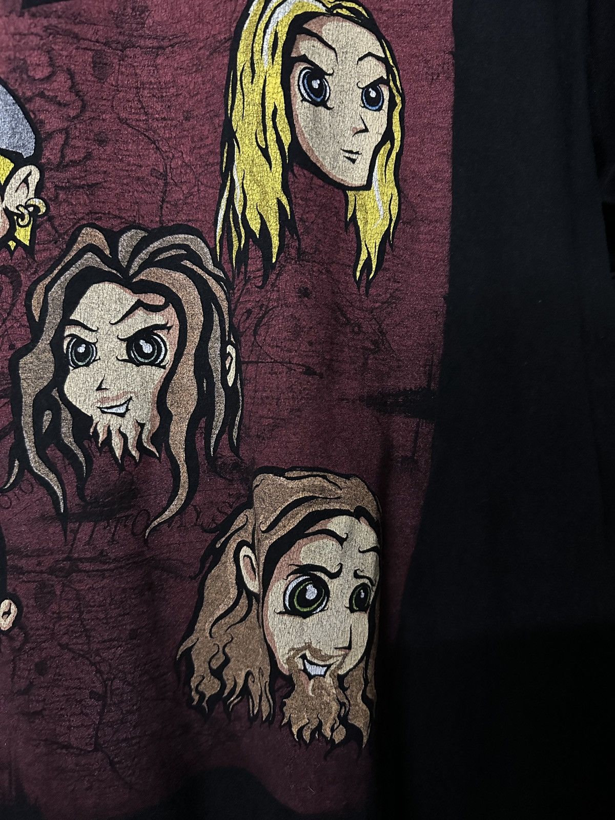 Band Tees × Vintage Vintage In Flames Swedish Heavy Metal Band Faded Tee Size US L / EU 52-54 / 3 - 7 Thumbnail