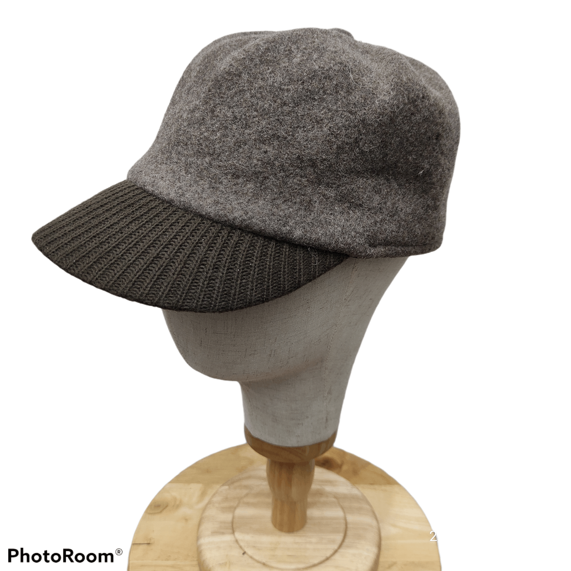 image of Archival Clothing Japanese Branf Hushush Wool Cap, Men's