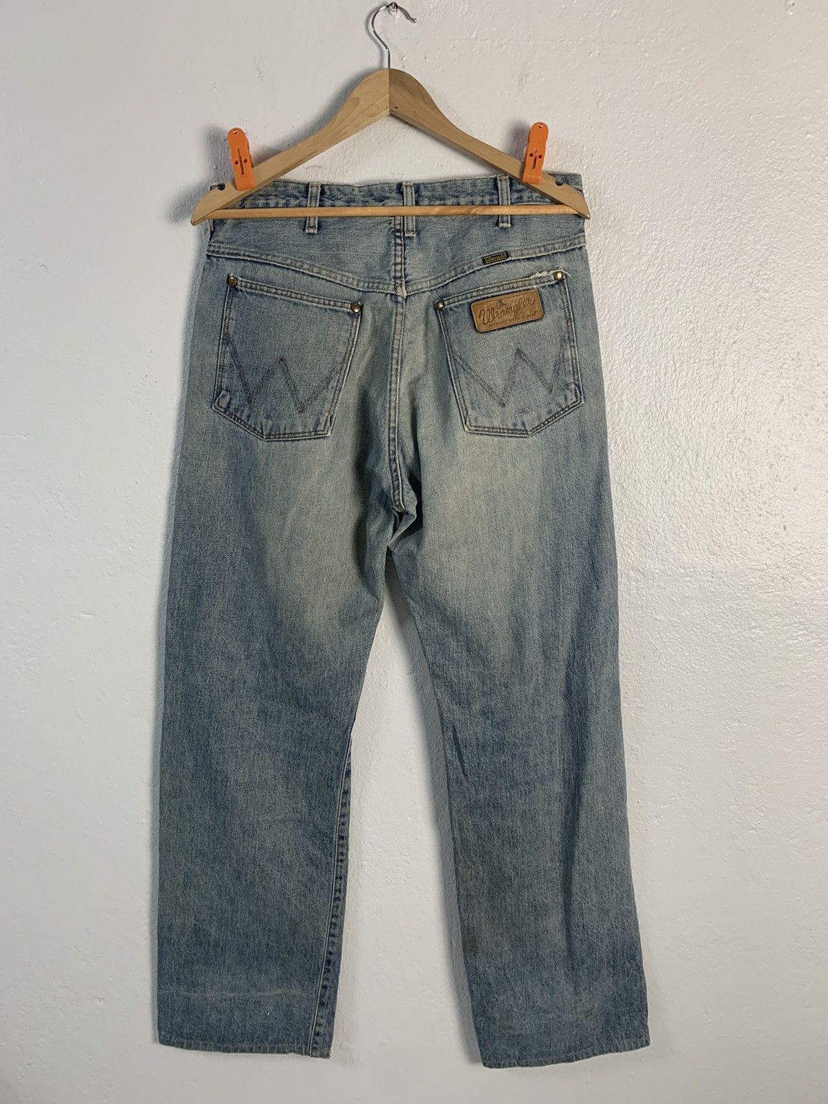 Wrangler Vintage Wrangler Selvedge Patchwork Jeans Size US 33 - 8 Thumbnail