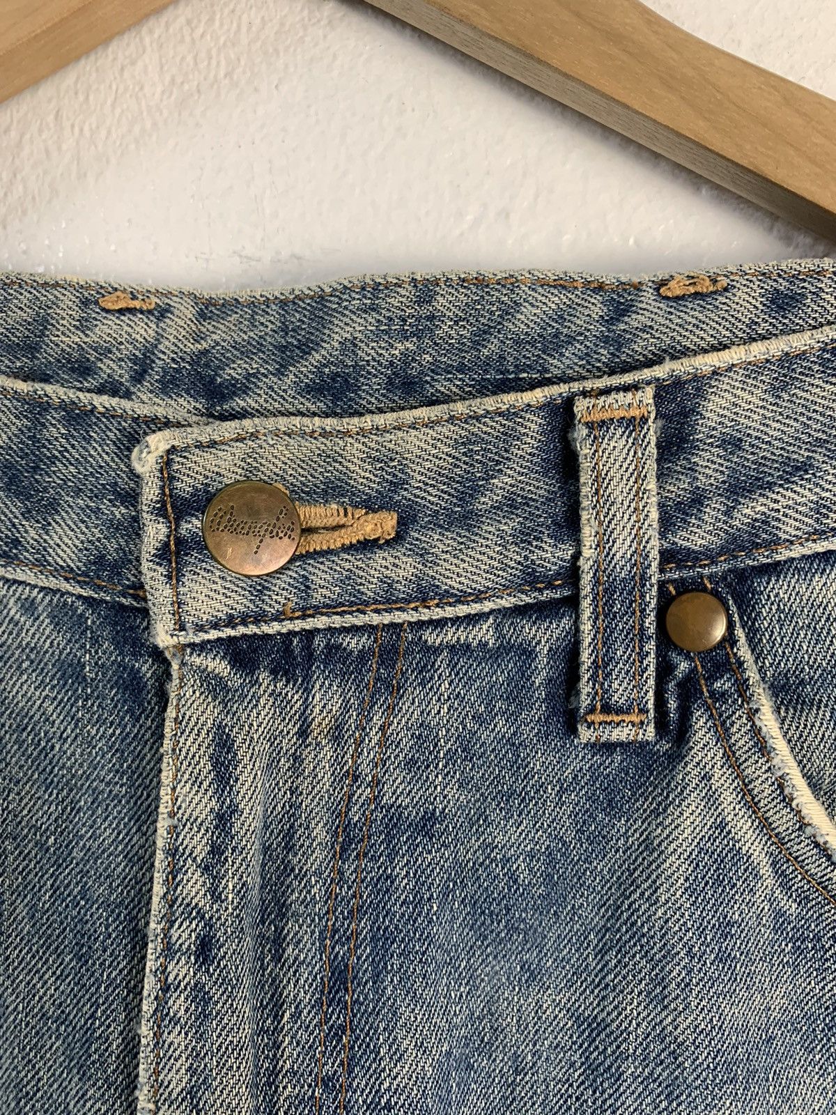 Wrangler Vintage Wrangler Selvedge Patchwork Jeans Size US 33 - 7 Thumbnail