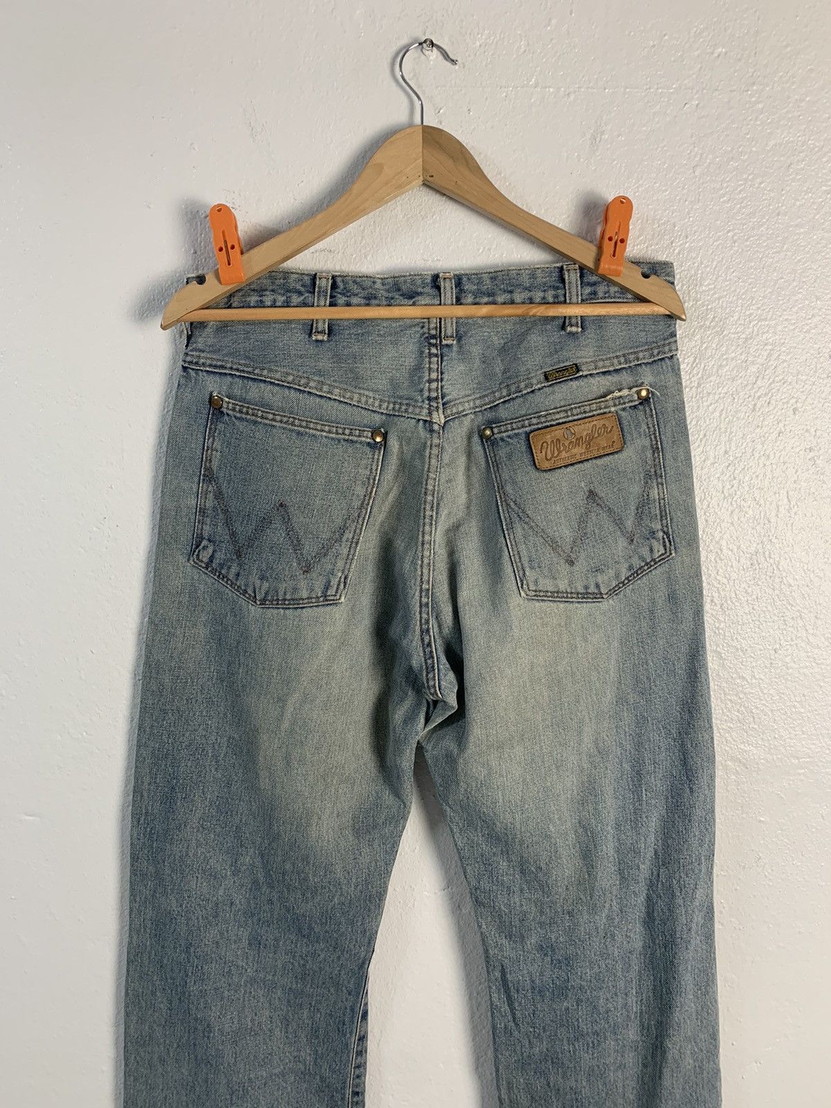 Wrangler Vintage Wrangler Selvedge Patchwork Jeans Size US 33 - 10 Thumbnail