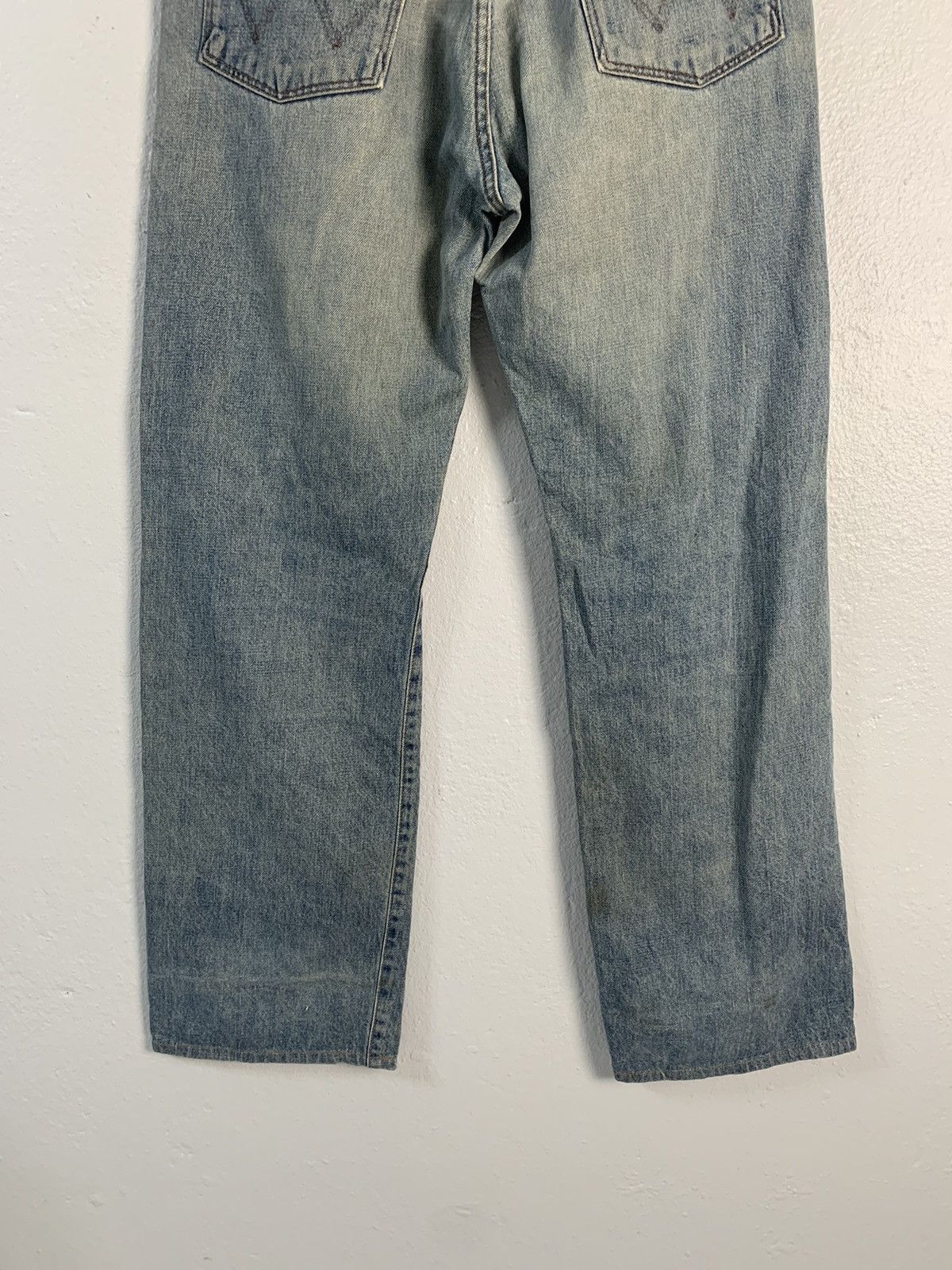 Wrangler Vintage Wrangler Selvedge Patchwork Jeans Size US 33 - 9 Thumbnail