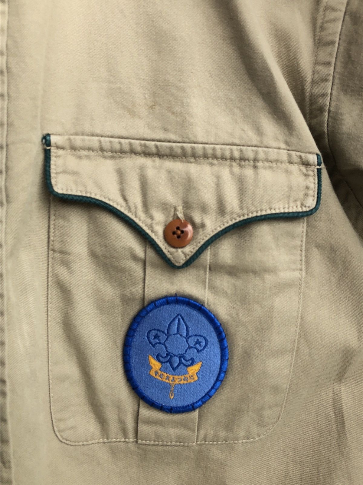 Polo Ralph Lauren × Vintage XX Vintage Polo Ralph Lauren Boy Scouts Shirt / Travis Scott Size US M / EU 48-50 / 2 - 6 Thumbnail