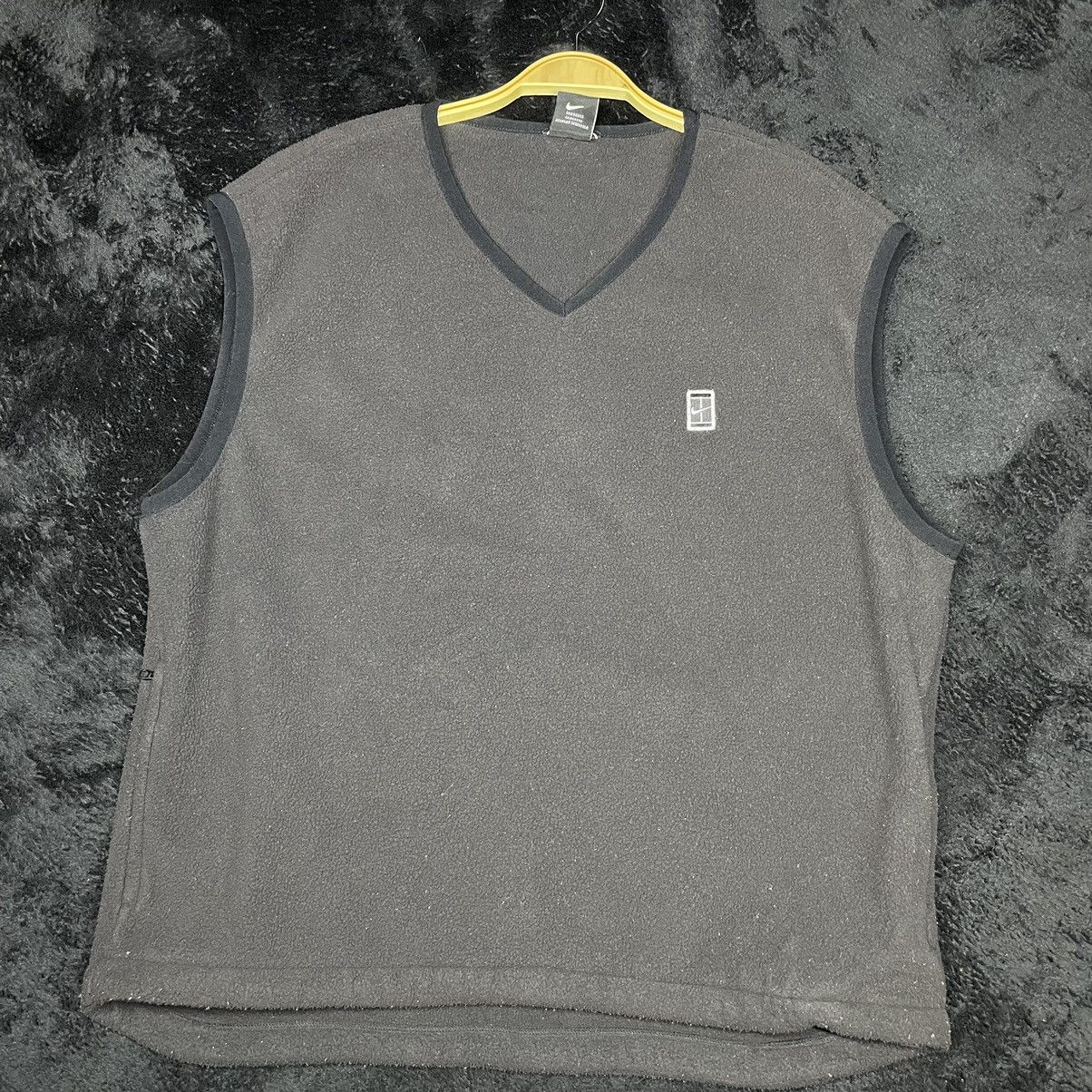 Nike × Vintage Vintage Nike court fleece Size US L / EU 52-54 / 3 - 3 Thumbnail