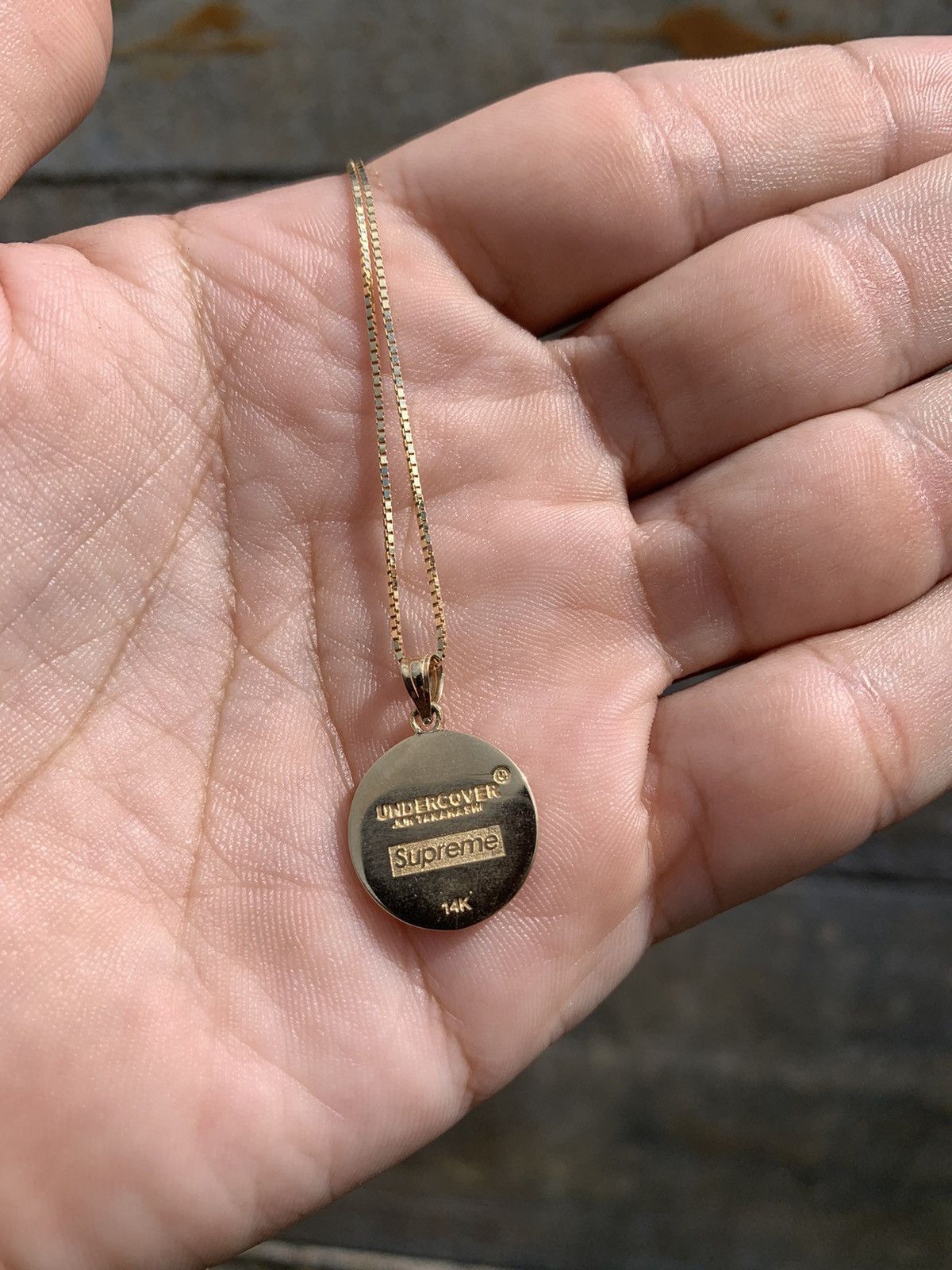 Supreme Public Enemy 14K Gold Pendant 【オープニング - アクセサリー