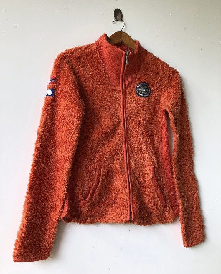 Napapijri Vintage Napapijri Fleece Sherpa Jackets Size S / US 4 / IT 40 - 2 Thumbnail