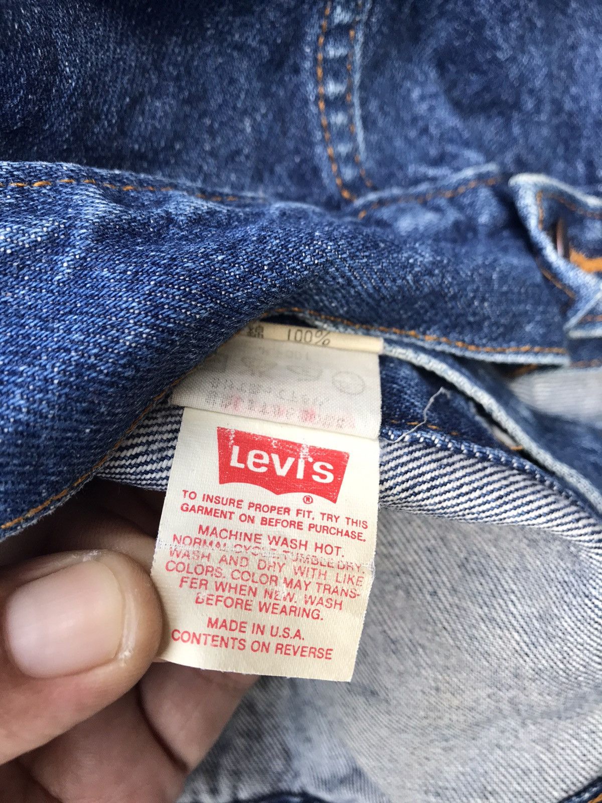Levi's Vintage Levis Denim Trucker Jacket Size US M / EU 48-50 / 2 - 10 Thumbnail