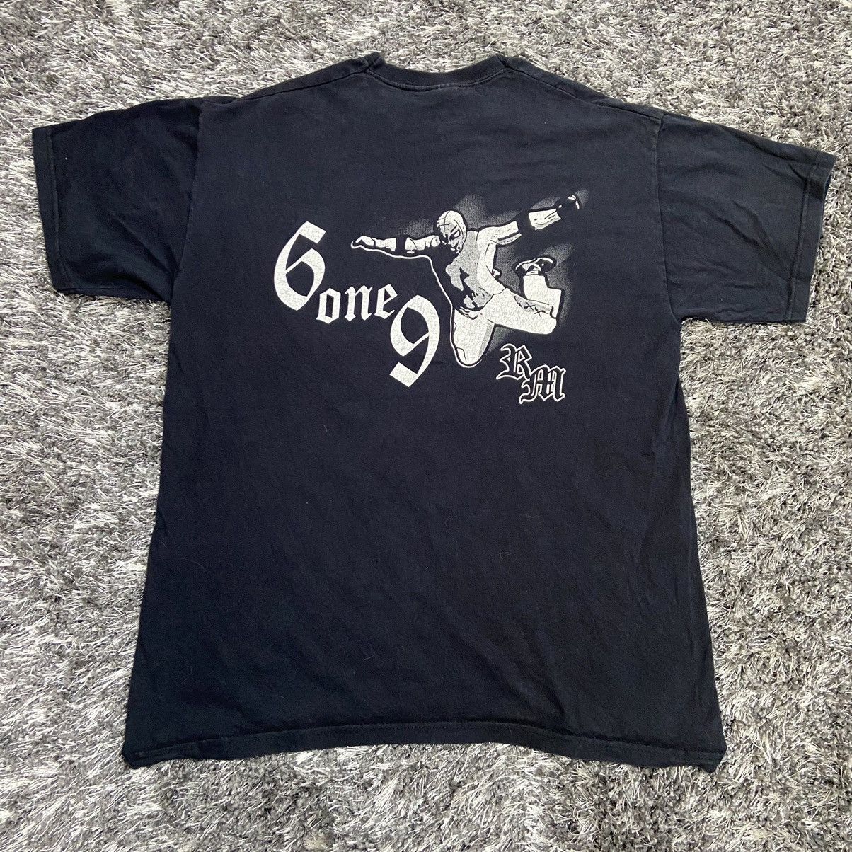 Vintage 2000s REY MYSTERIO 619 RARE FADED WRESTLING TEE - № 254 Size US M / EU 48-50 / 2 - 2 Thumbnail