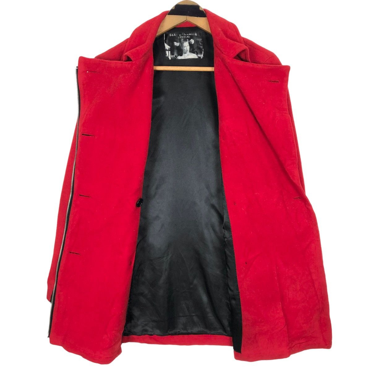 If Six Was Nine Vintage Sexy Dynamite London Wool Peacoat Punk Design Size S / US 4 / IT 40 - 8 Thumbnail