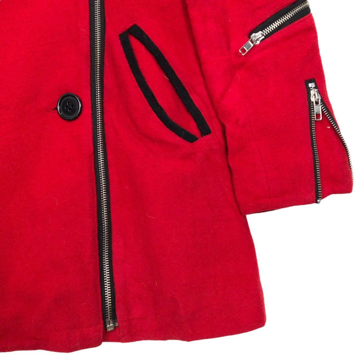 If Six Was Nine Vintage Sexy Dynamite London Wool Peacoat Punk Design Size S / US 4 / IT 40 - 5 Thumbnail