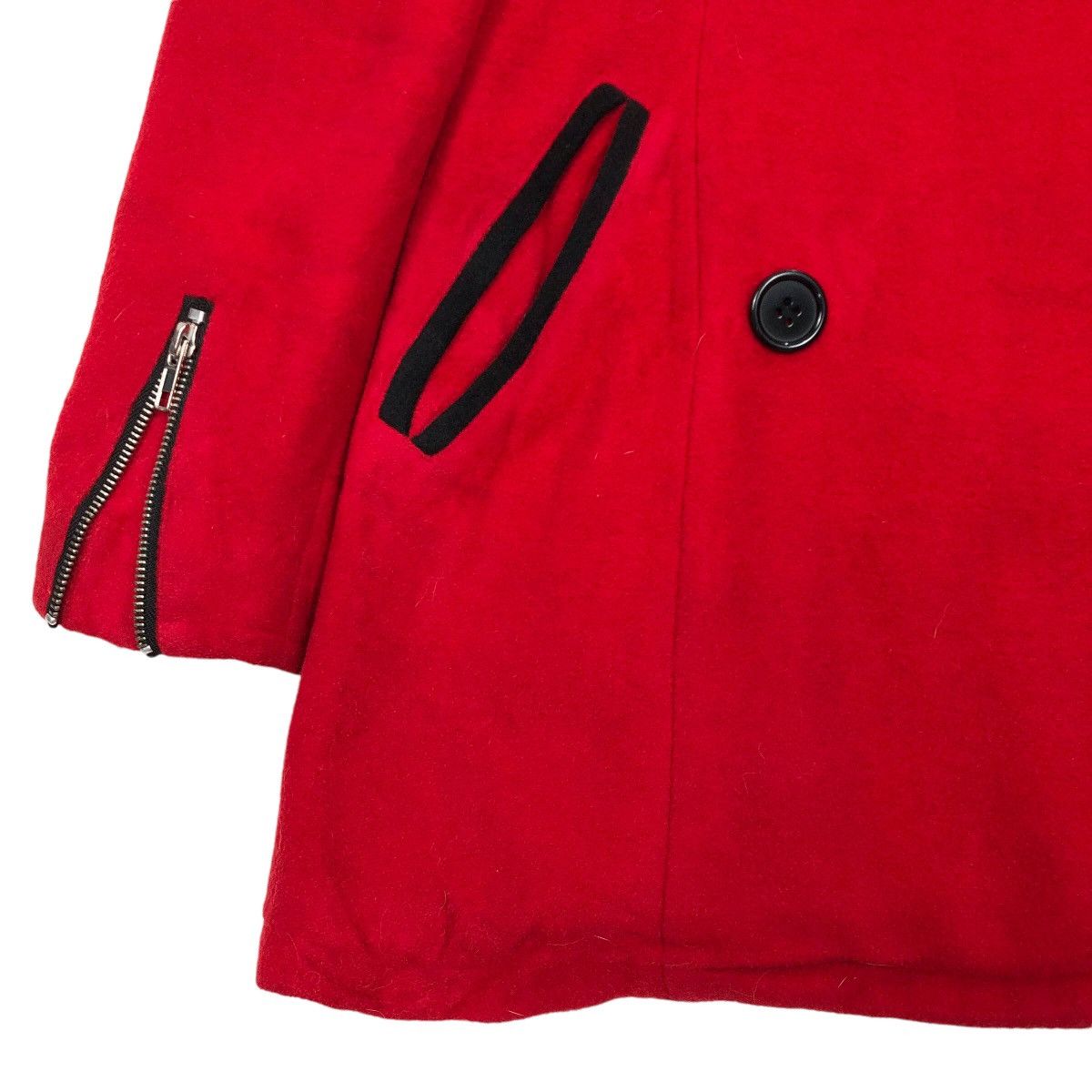 If Six Was Nine Vintage Sexy Dynamite London Wool Peacoat Punk Design Size S / US 4 / IT 40 - 4 Thumbnail