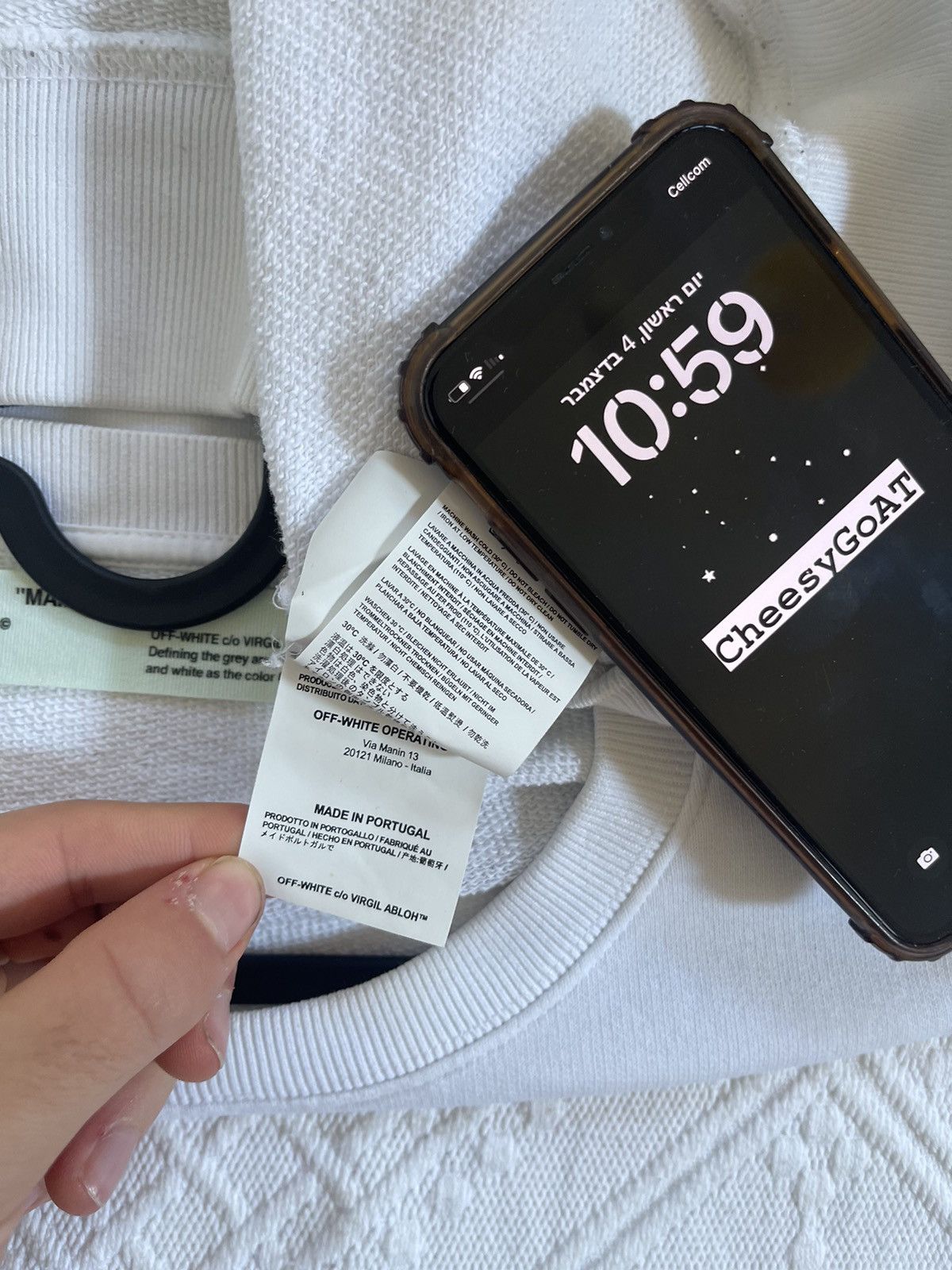 Off white Caravaggio crewneck