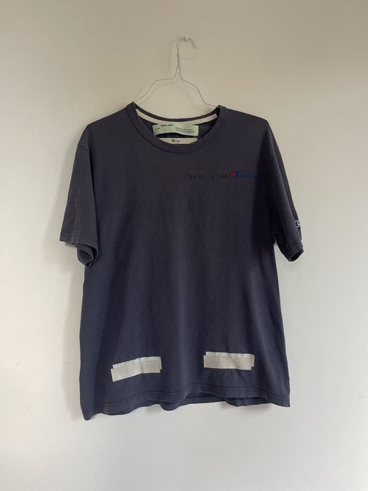 Off white sale x champion shirt